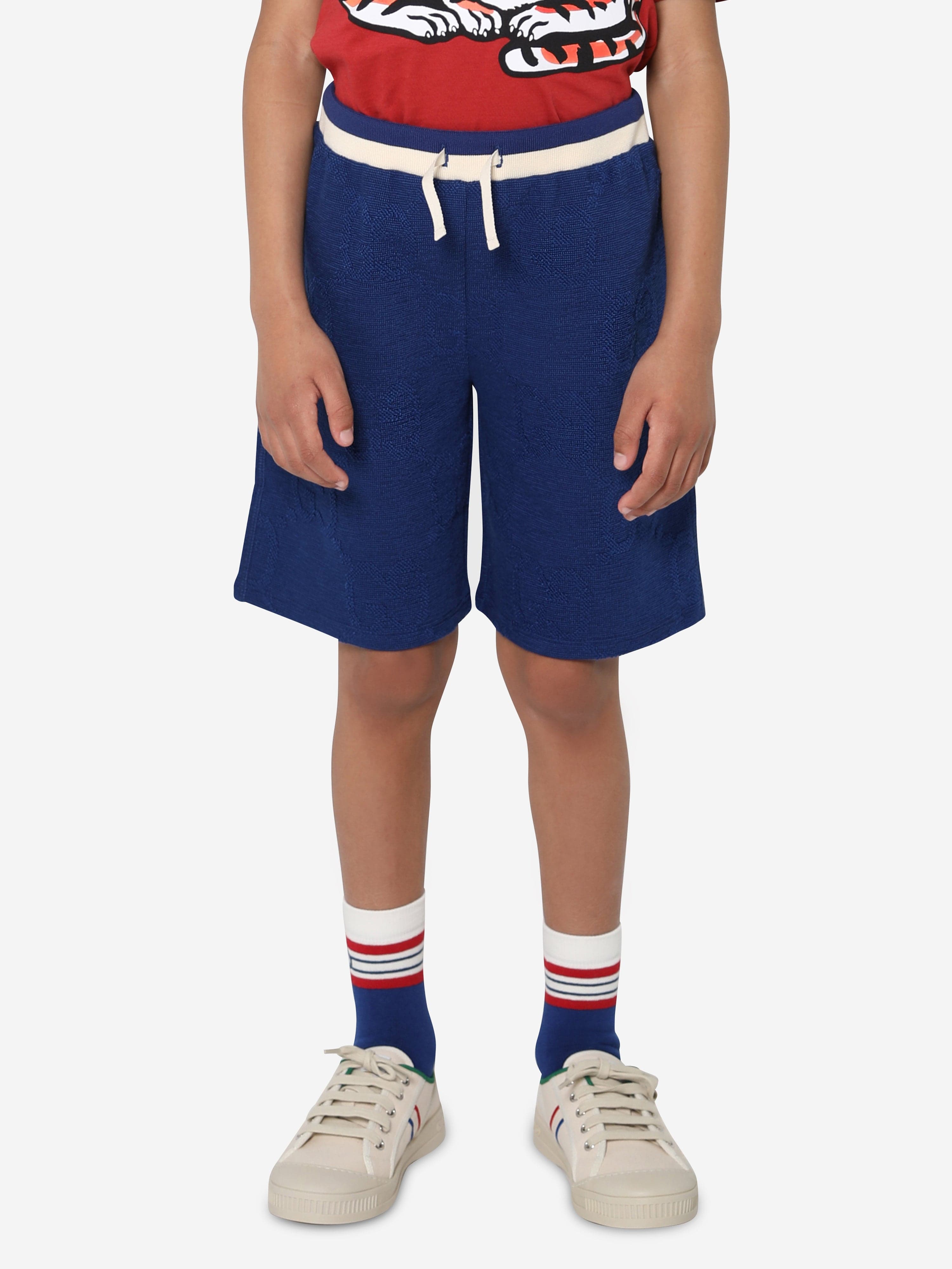 Gucci Boys Bermuda Short in Navy