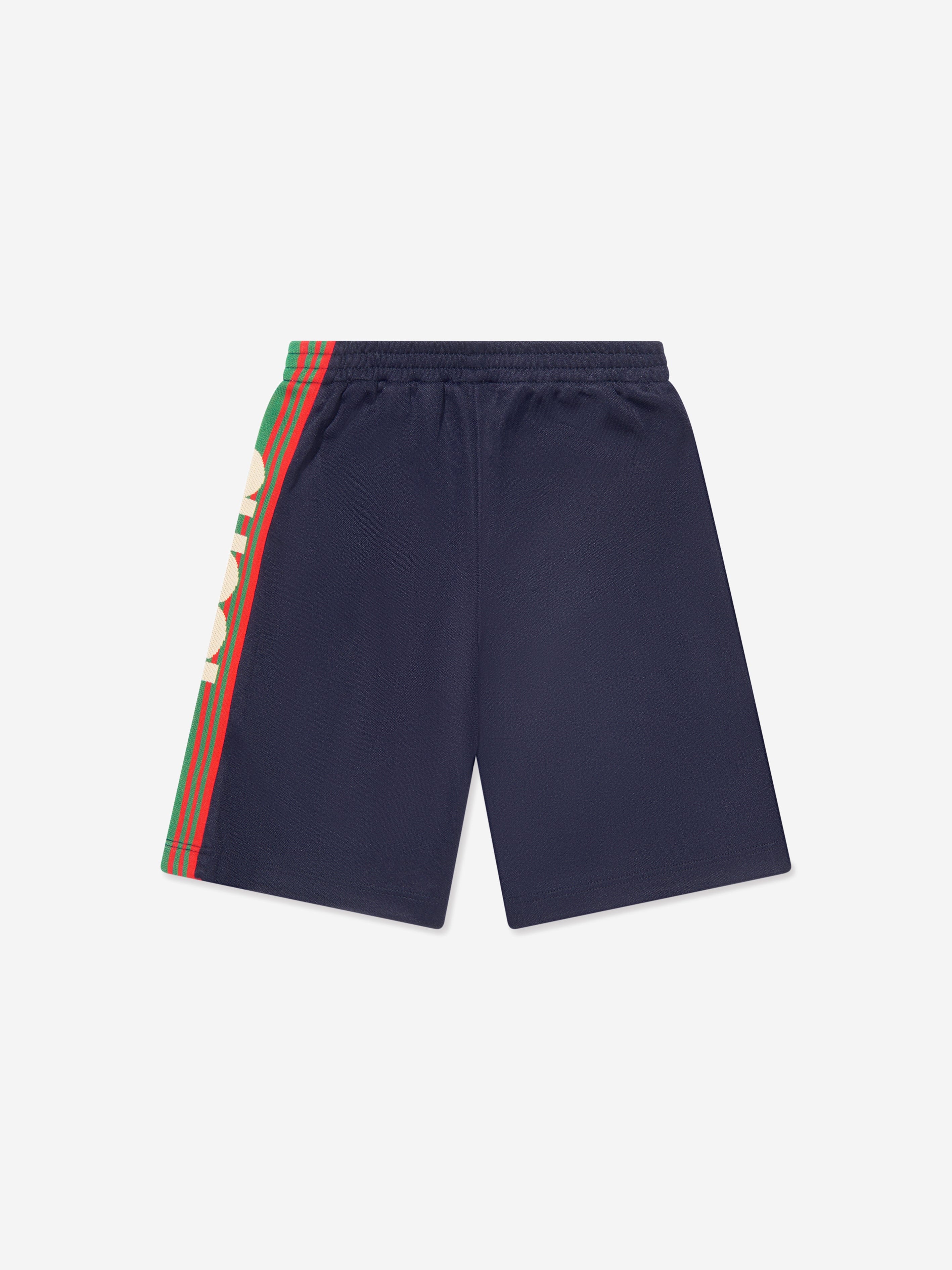 Gucci Boys Logo Bermuda Shorts in Navy