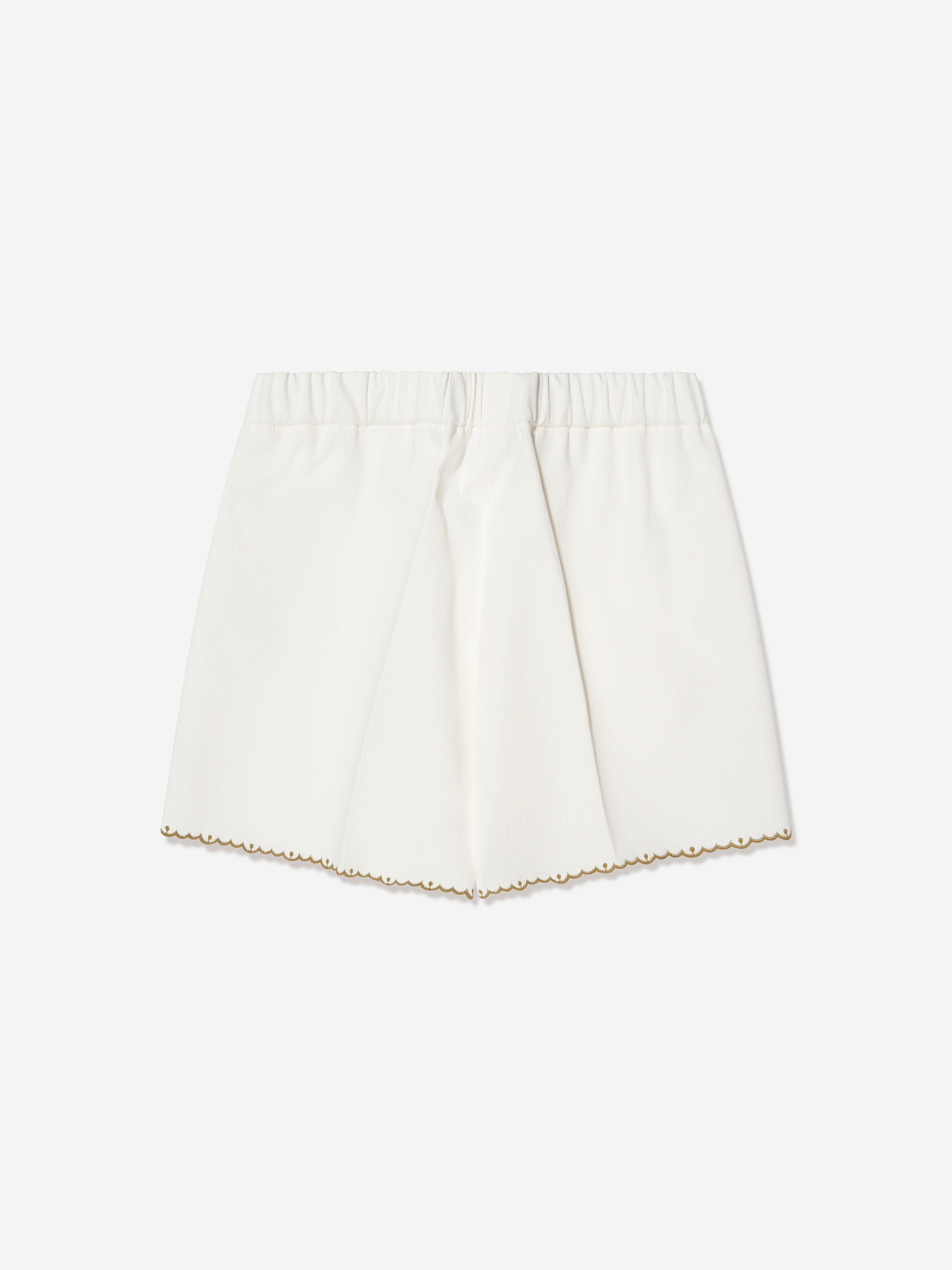 Gucci Baby Girls Embroidered Shorts in White