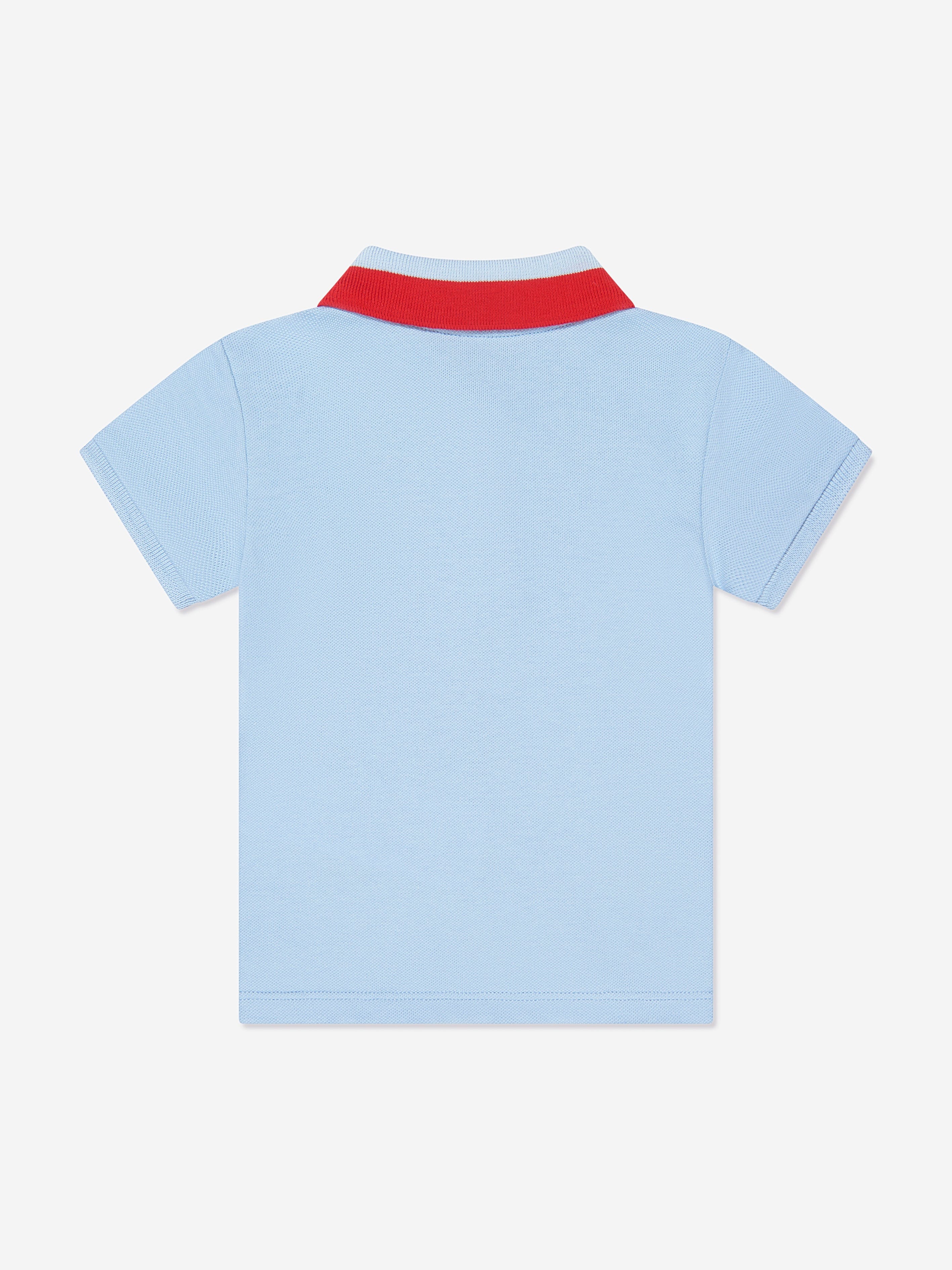 Gucci Baby Boys Polo Shirt in Blue