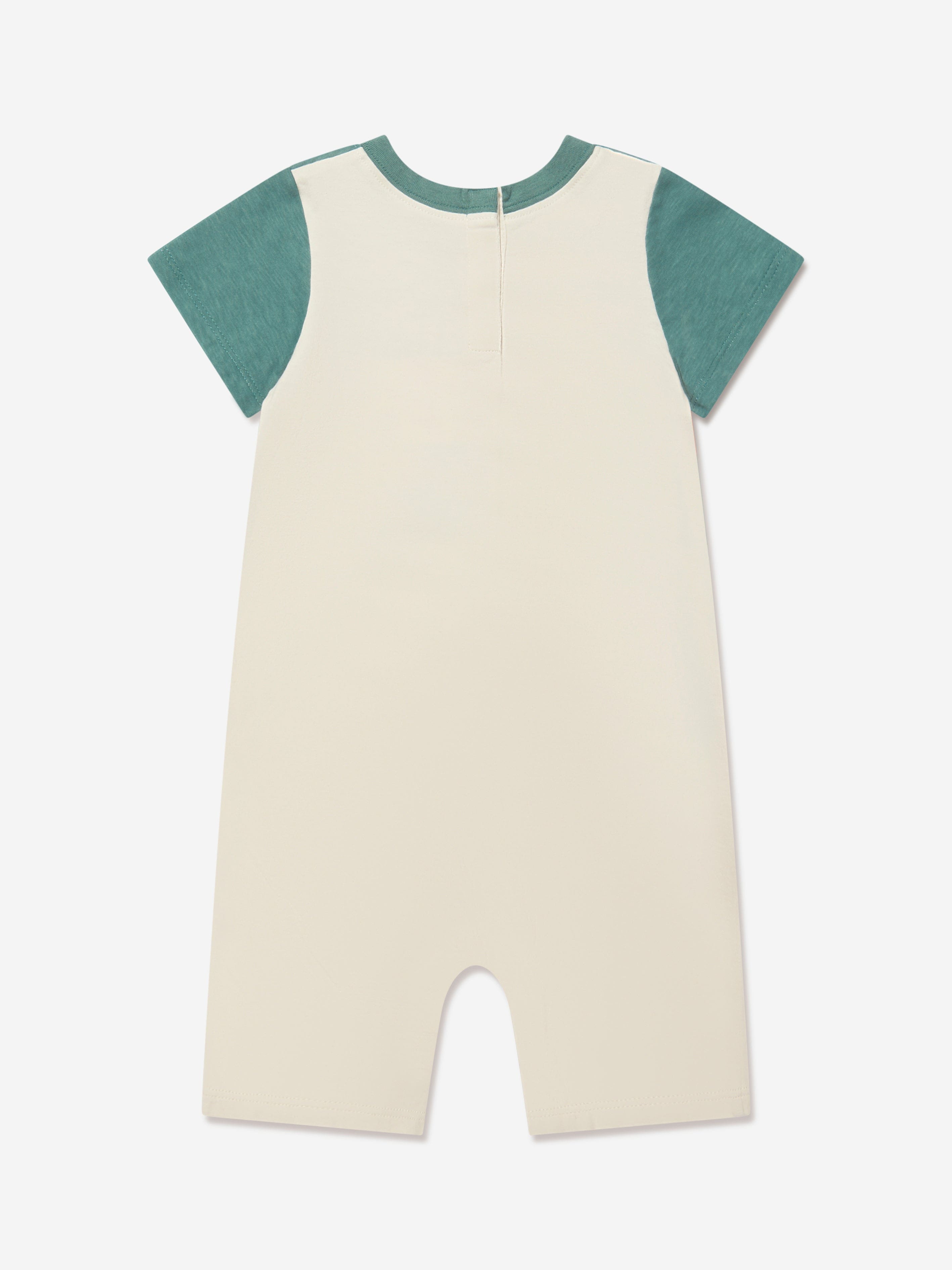 Gucci Baby Boys Logo Romper in Green