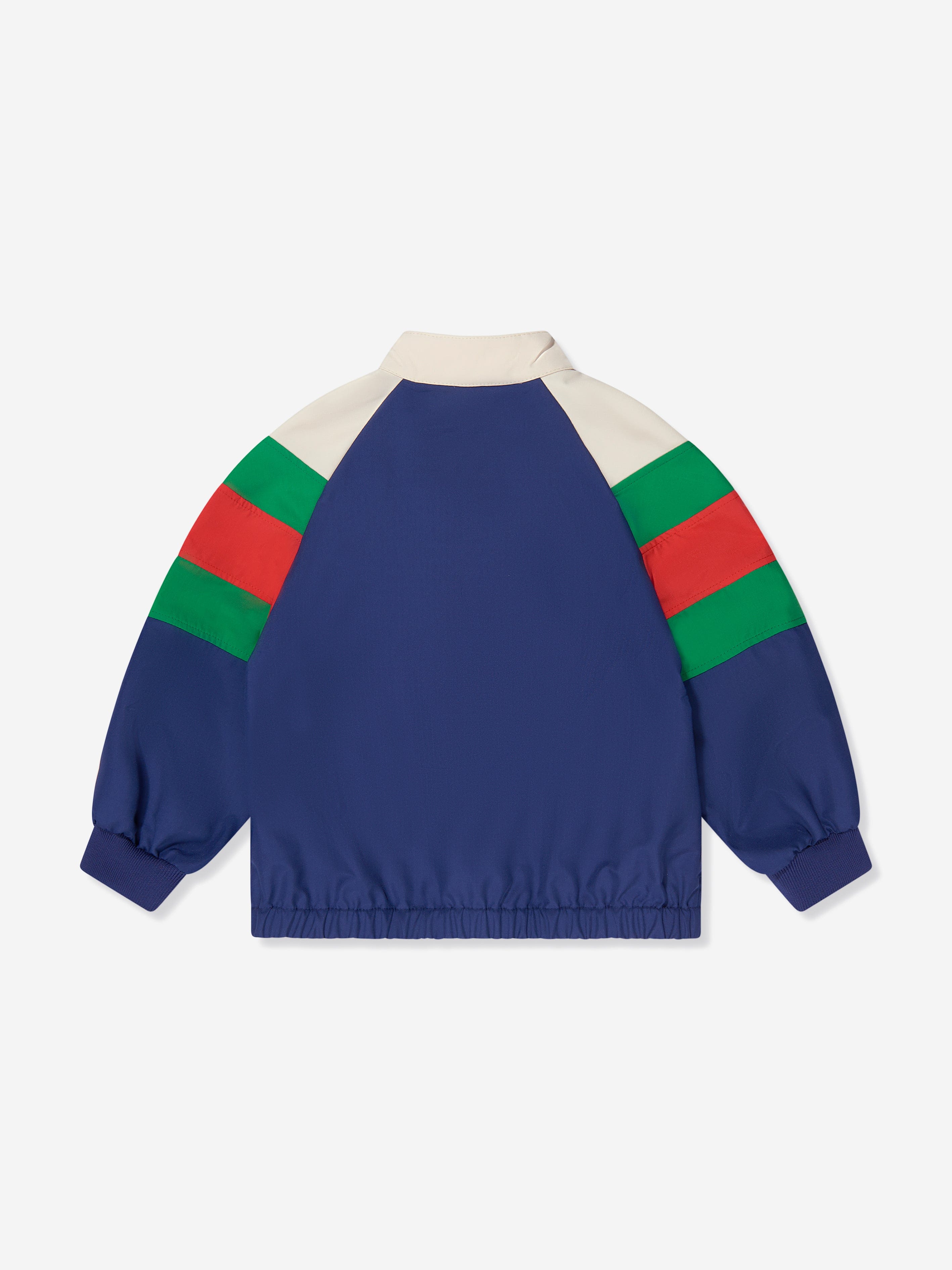 Gucci Girls Chevron Zip Up Jacket in Multicolour