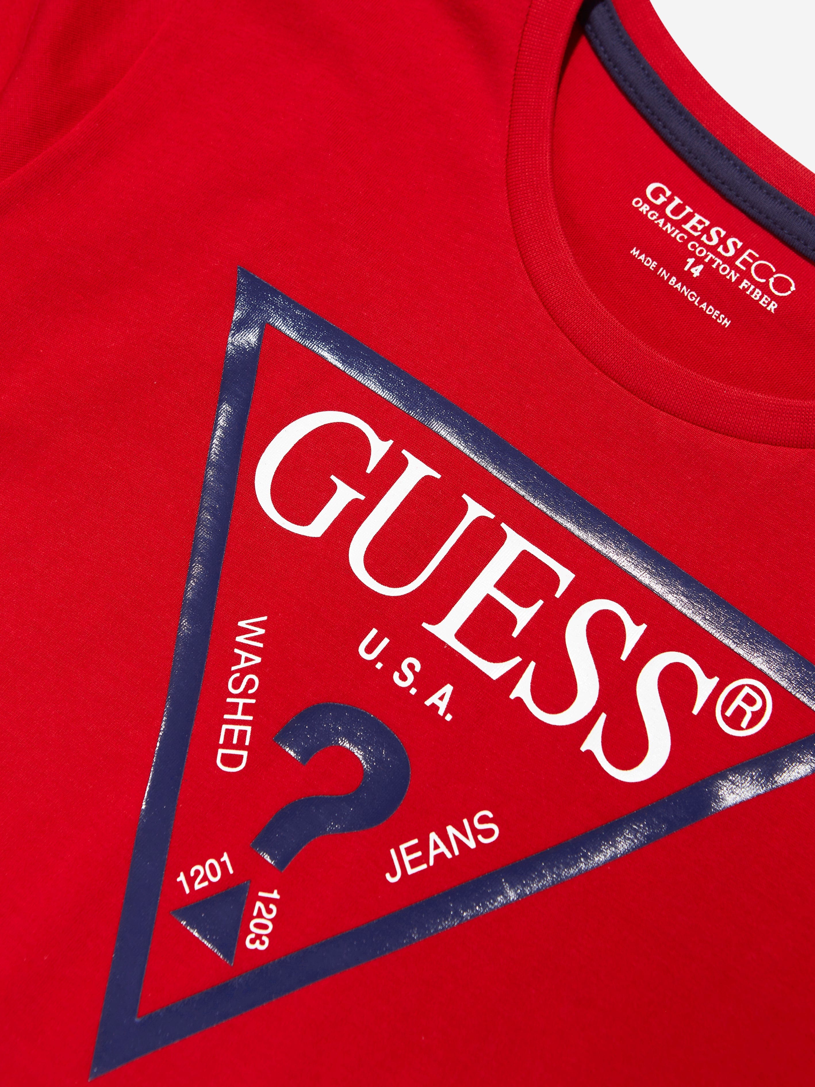 Guess Boys Logo Print T-Shirt