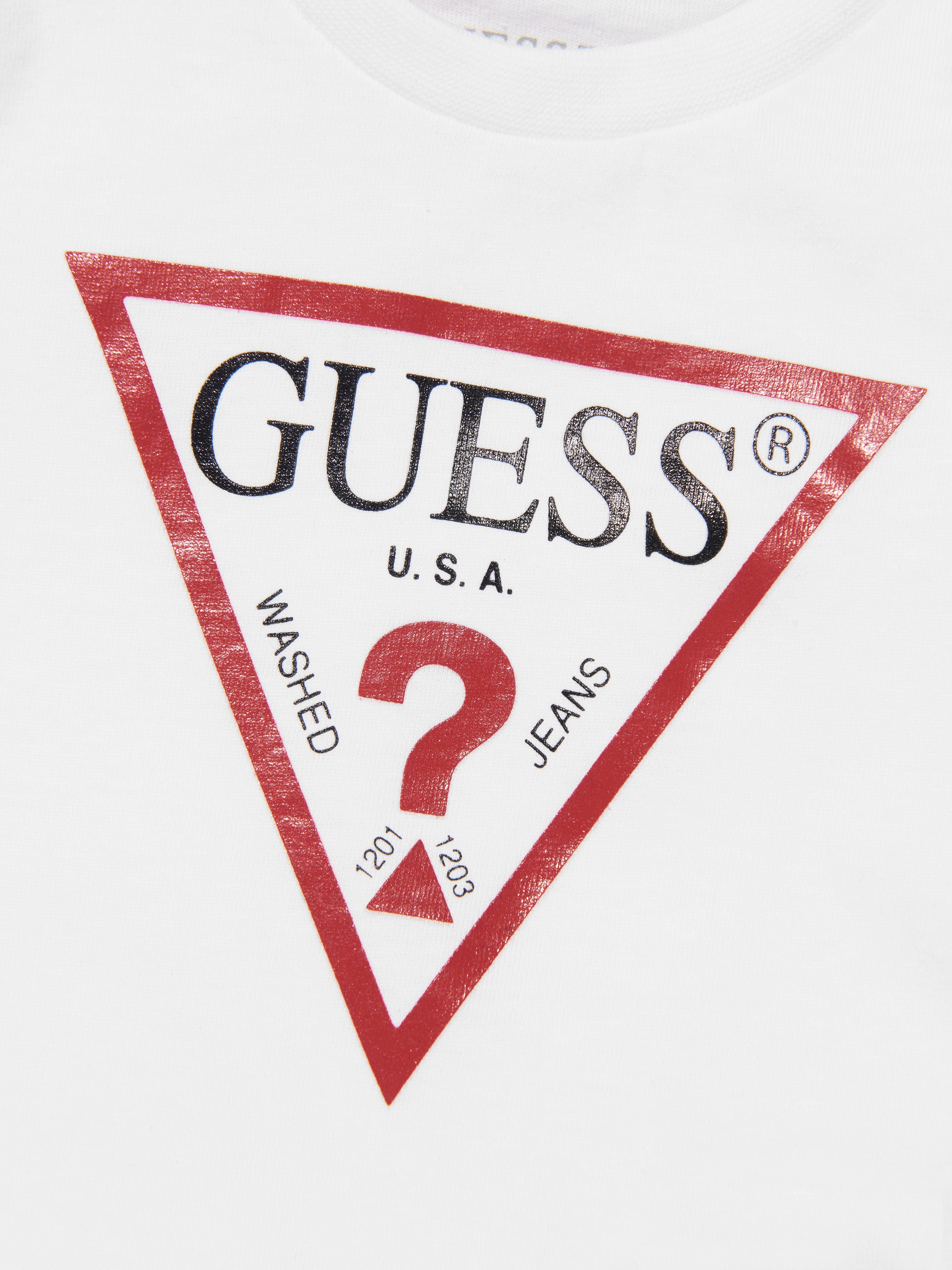 Guess Boys Logo Print T-Shirt