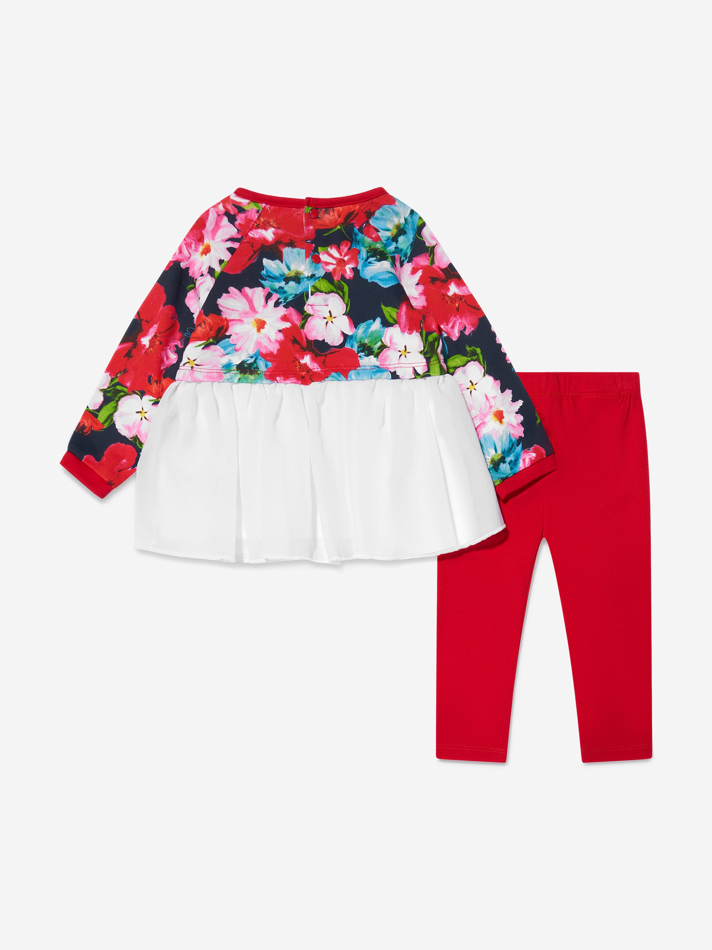 Guess Baby Girls T-Shirt And Leggings Set in Multicolour