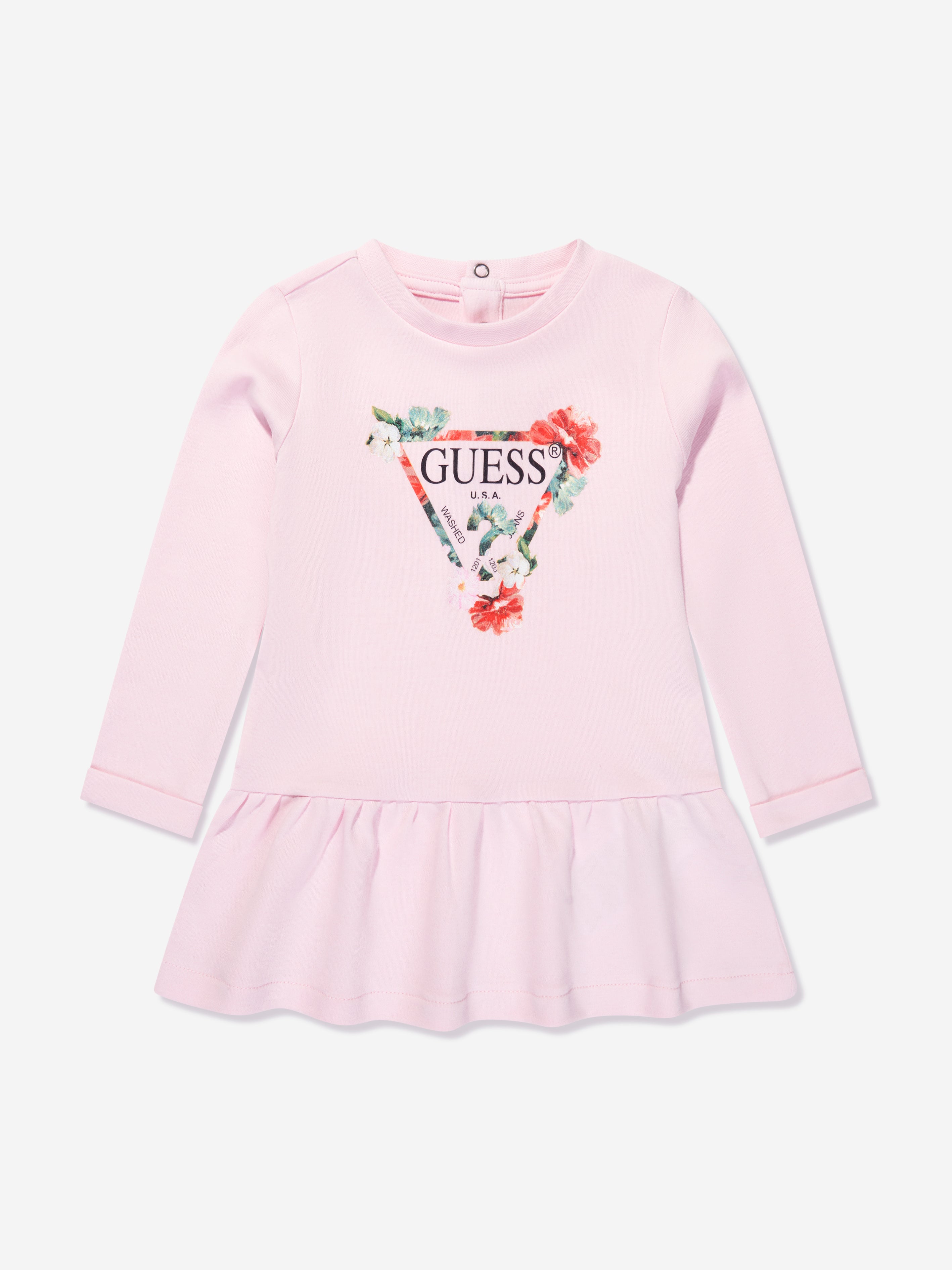 Guess Girls Interlock Dress With Knickers in Pink