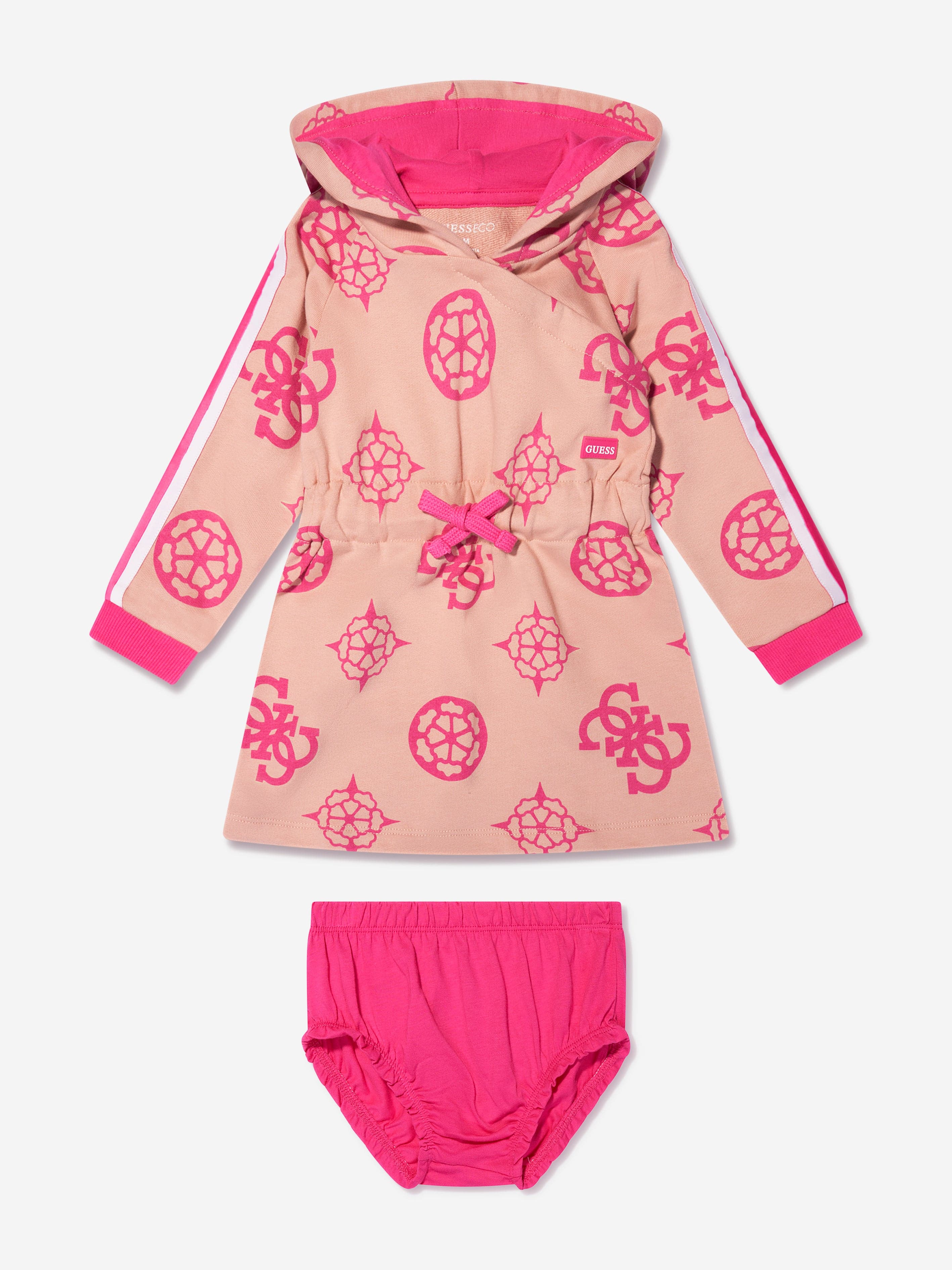 Guess Baby Girls Active Dress With Knickers in Pink