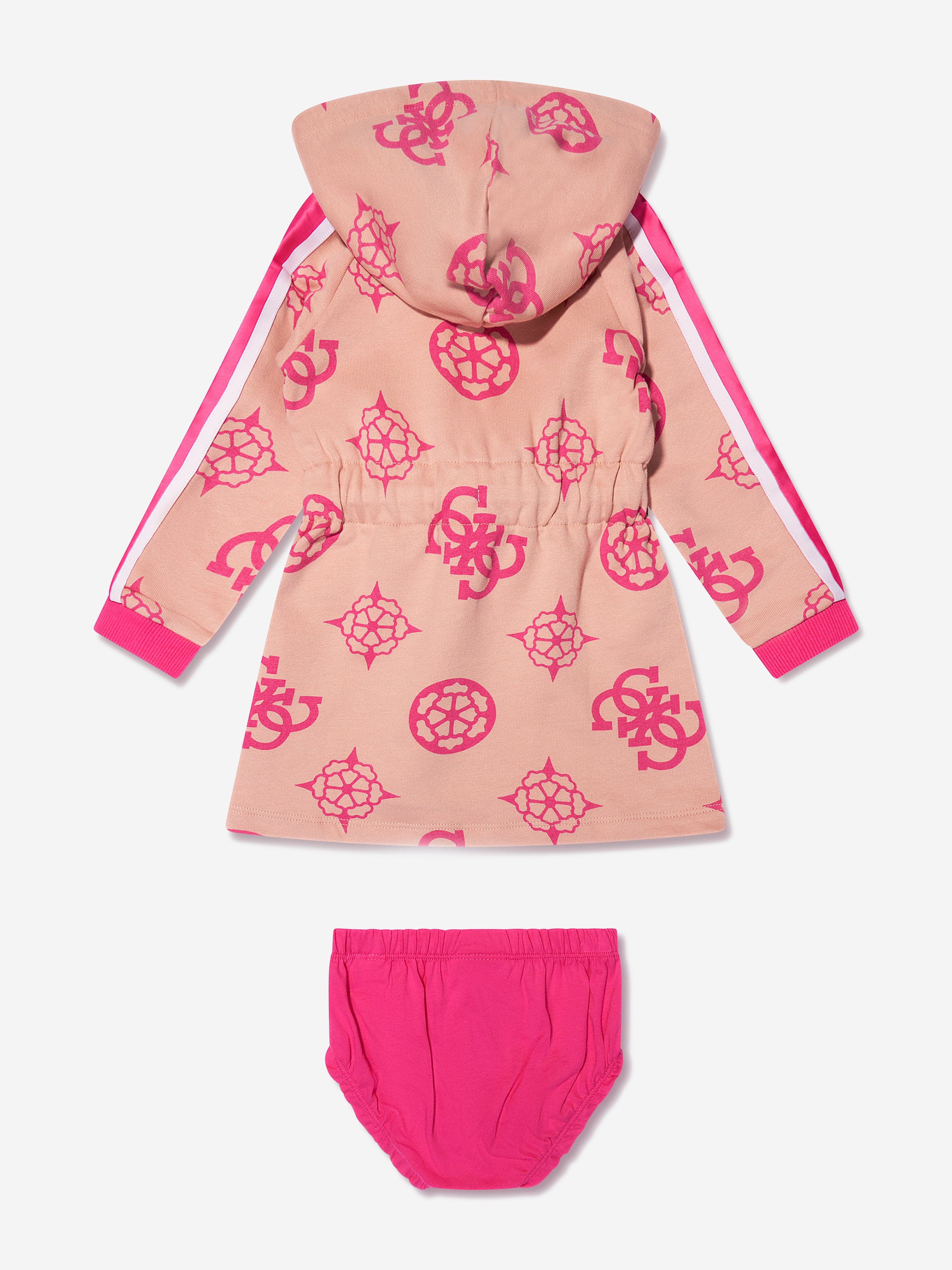 Guess Baby Girls Active Dress With Knickers in Pink