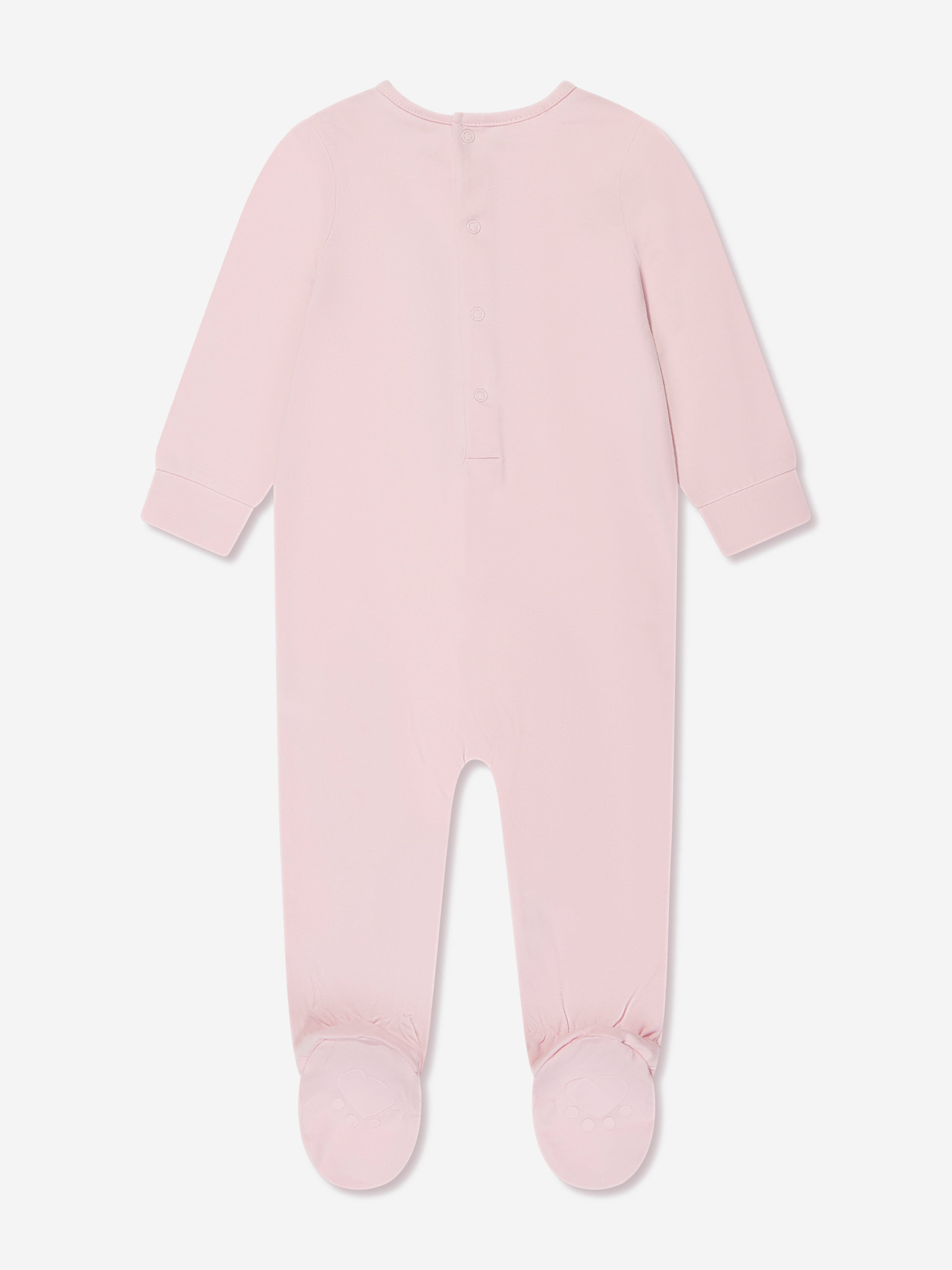 Guess Baby Girls Bear Romper in Pink