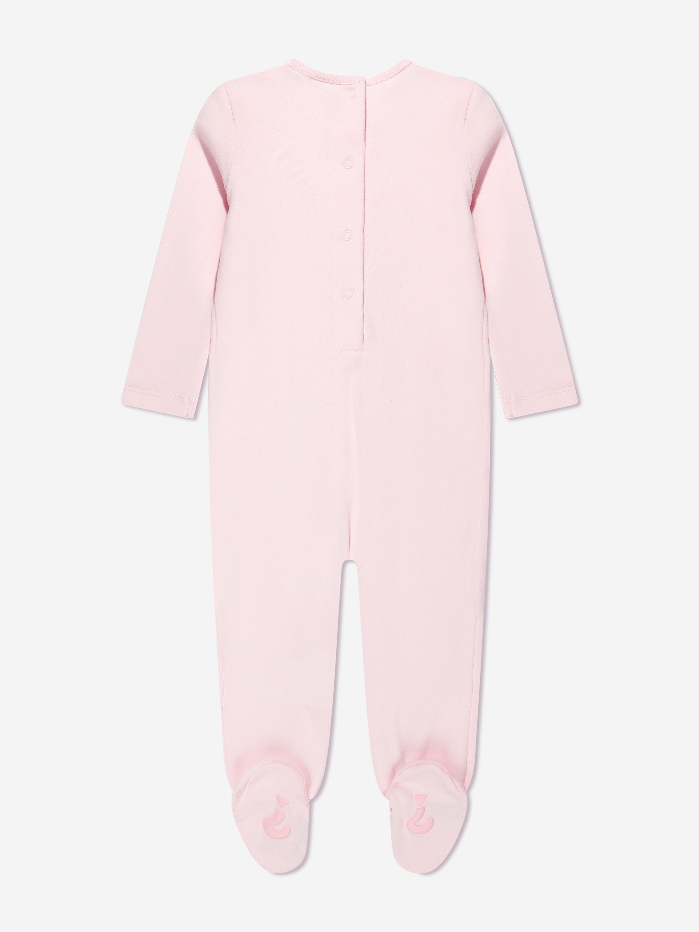 Guess Baby Girls Logo Babygrow in Pink