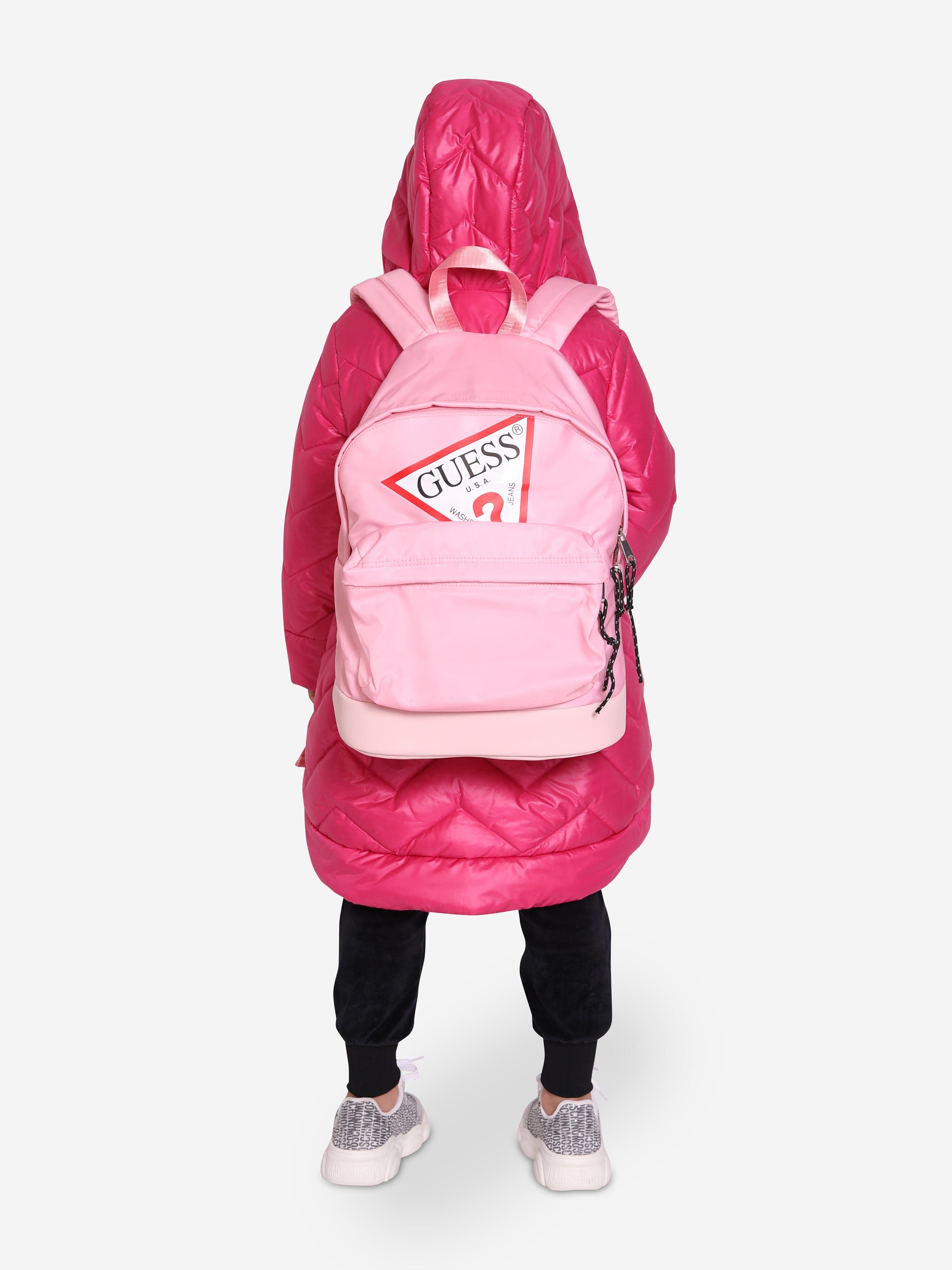 Guess Girls Logo Backpack in Pink