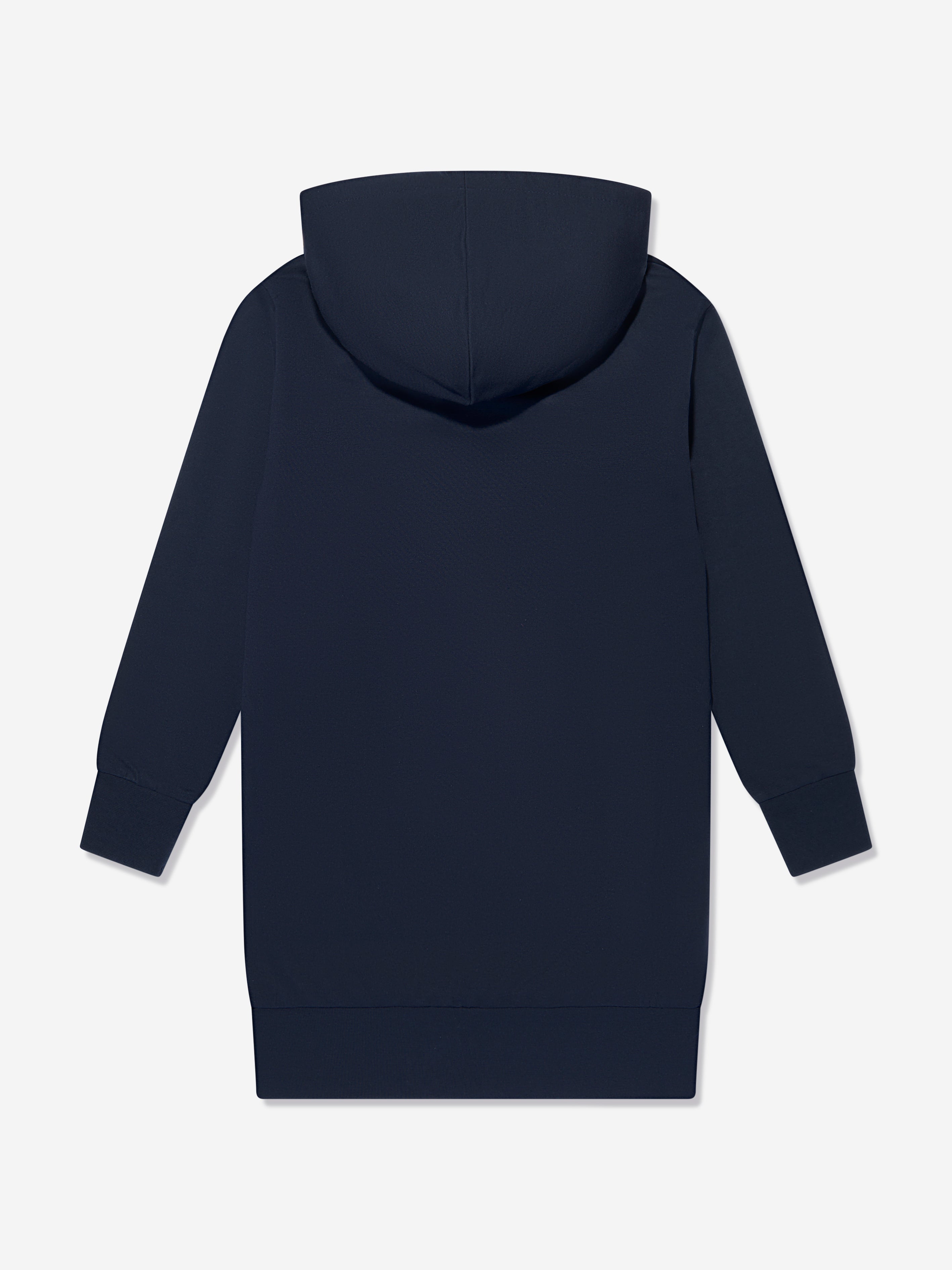 Guess Girls Hooded Sweater Dress in Navy