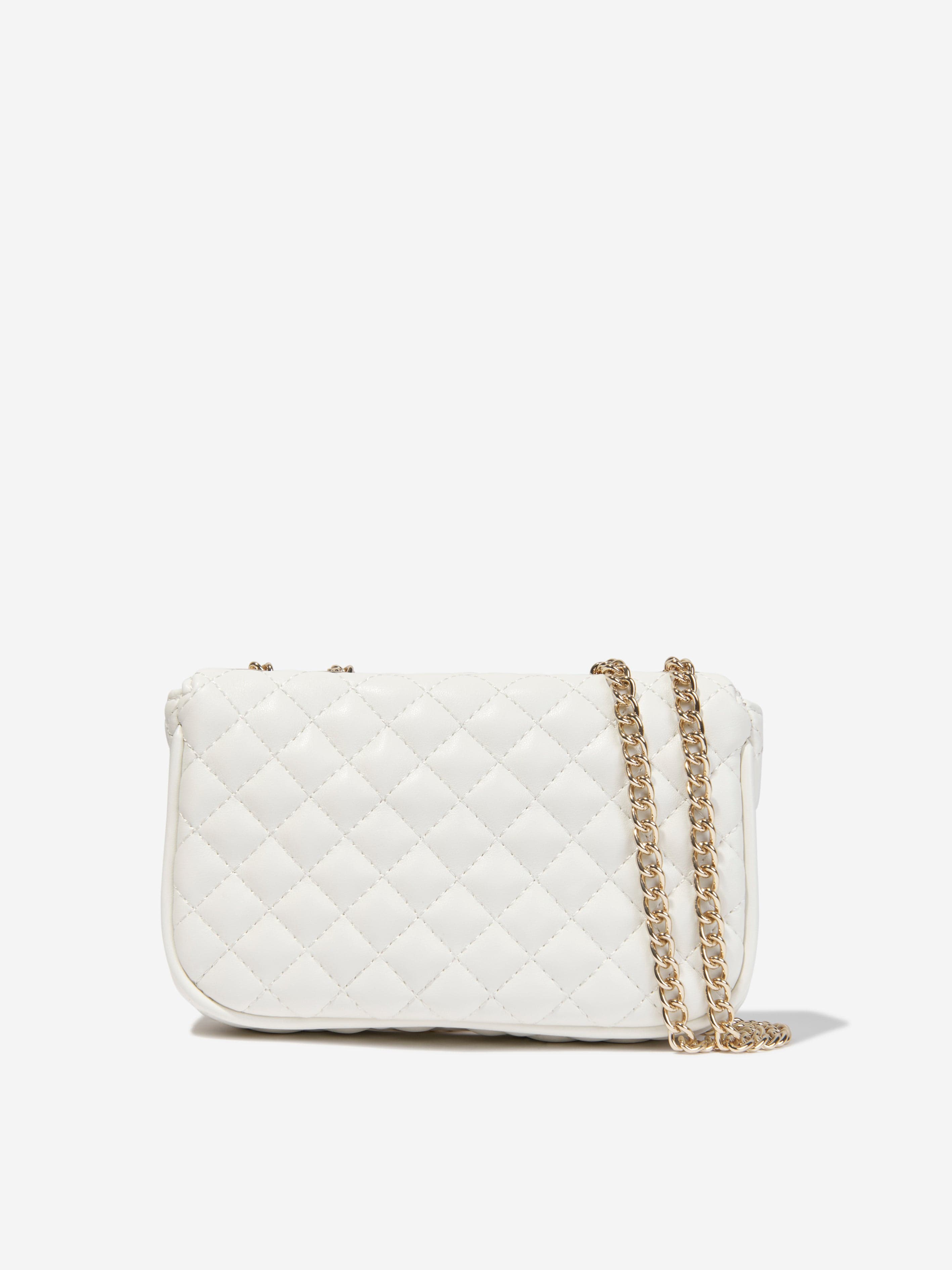 Guess Girls Mini Convertible Crossbody Bag in Ivory