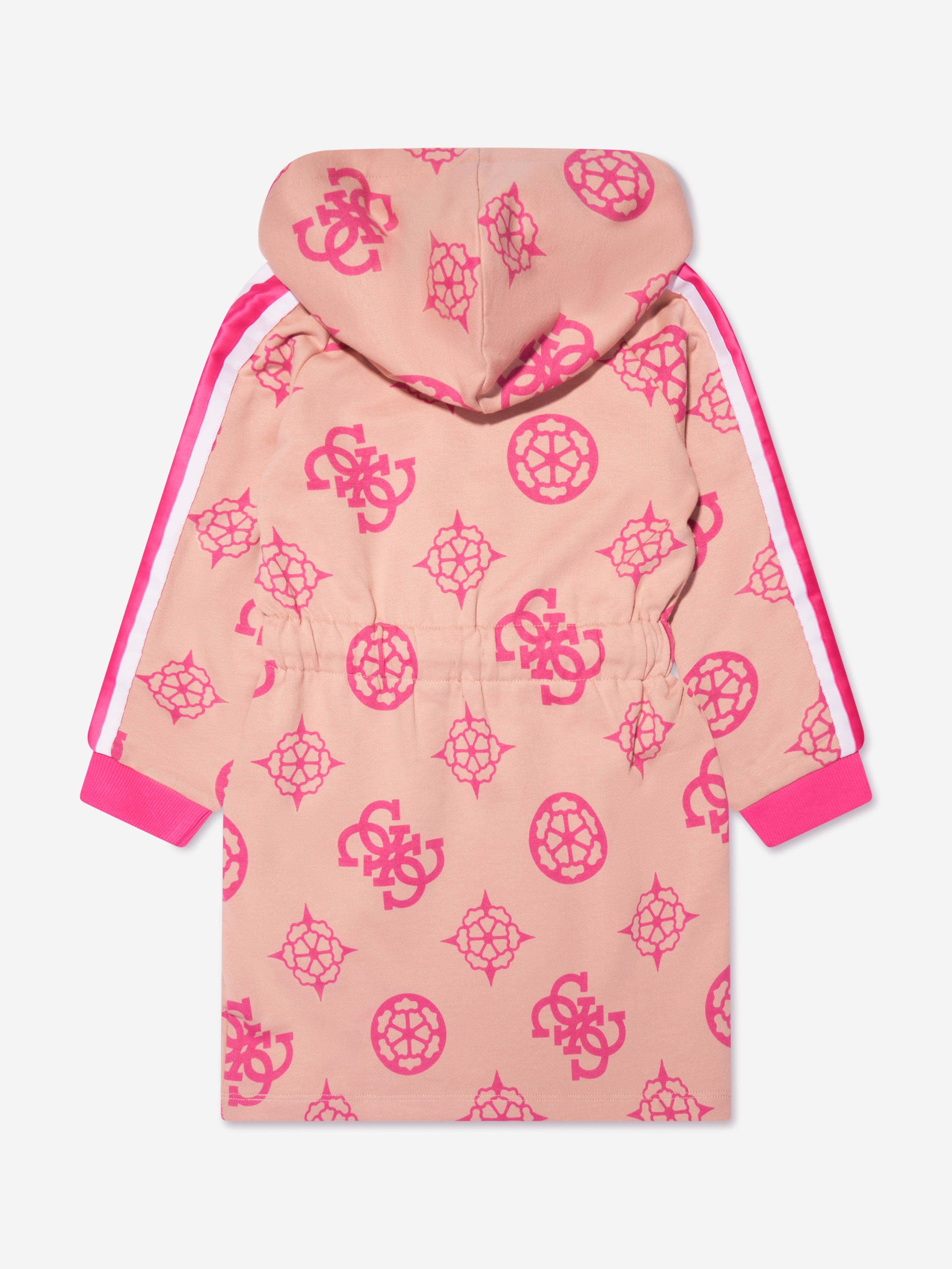 Guess Girls Hooded Sweater Dress in Pink