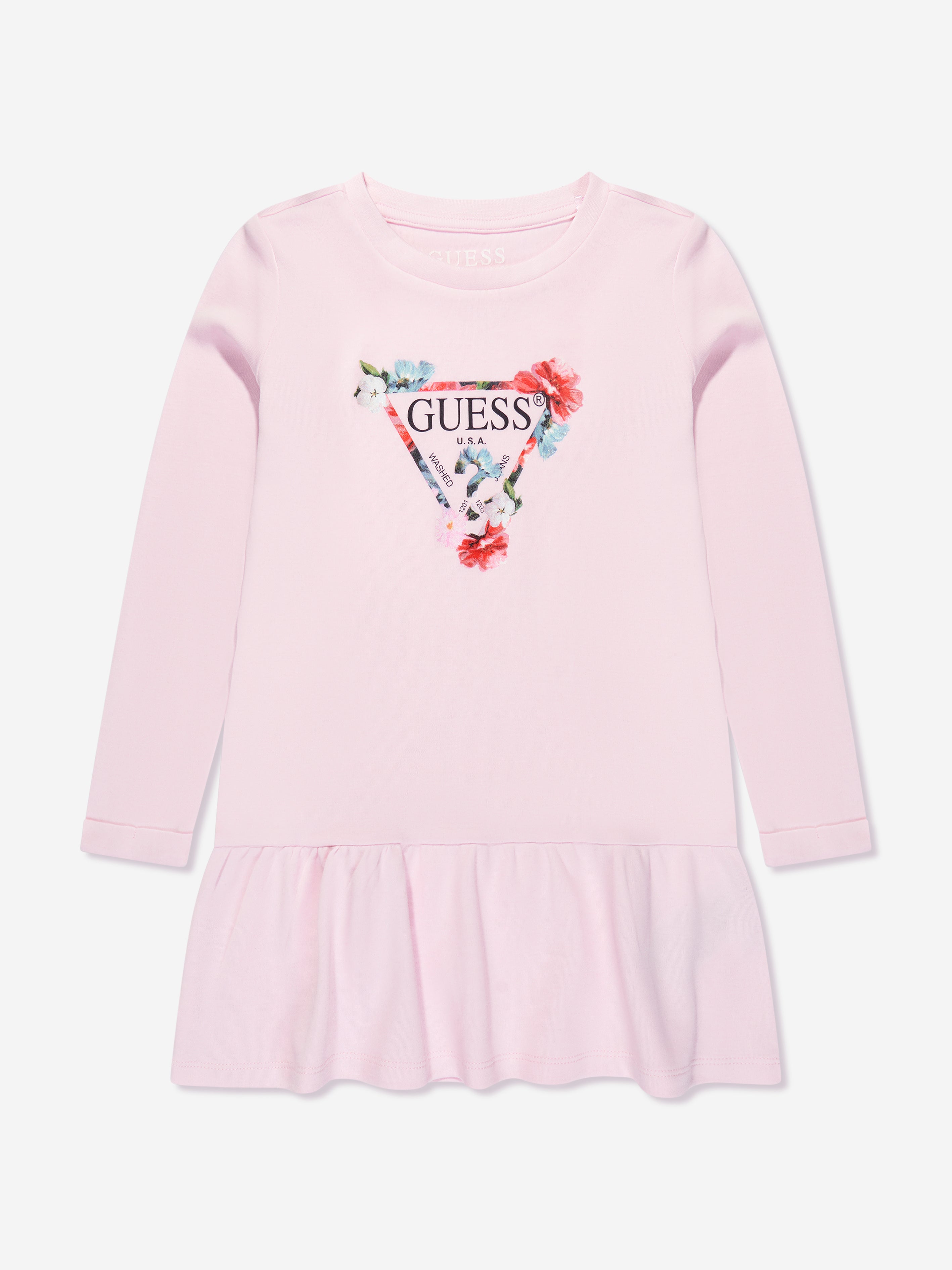 Guess Girls Interlock Dress in Pink