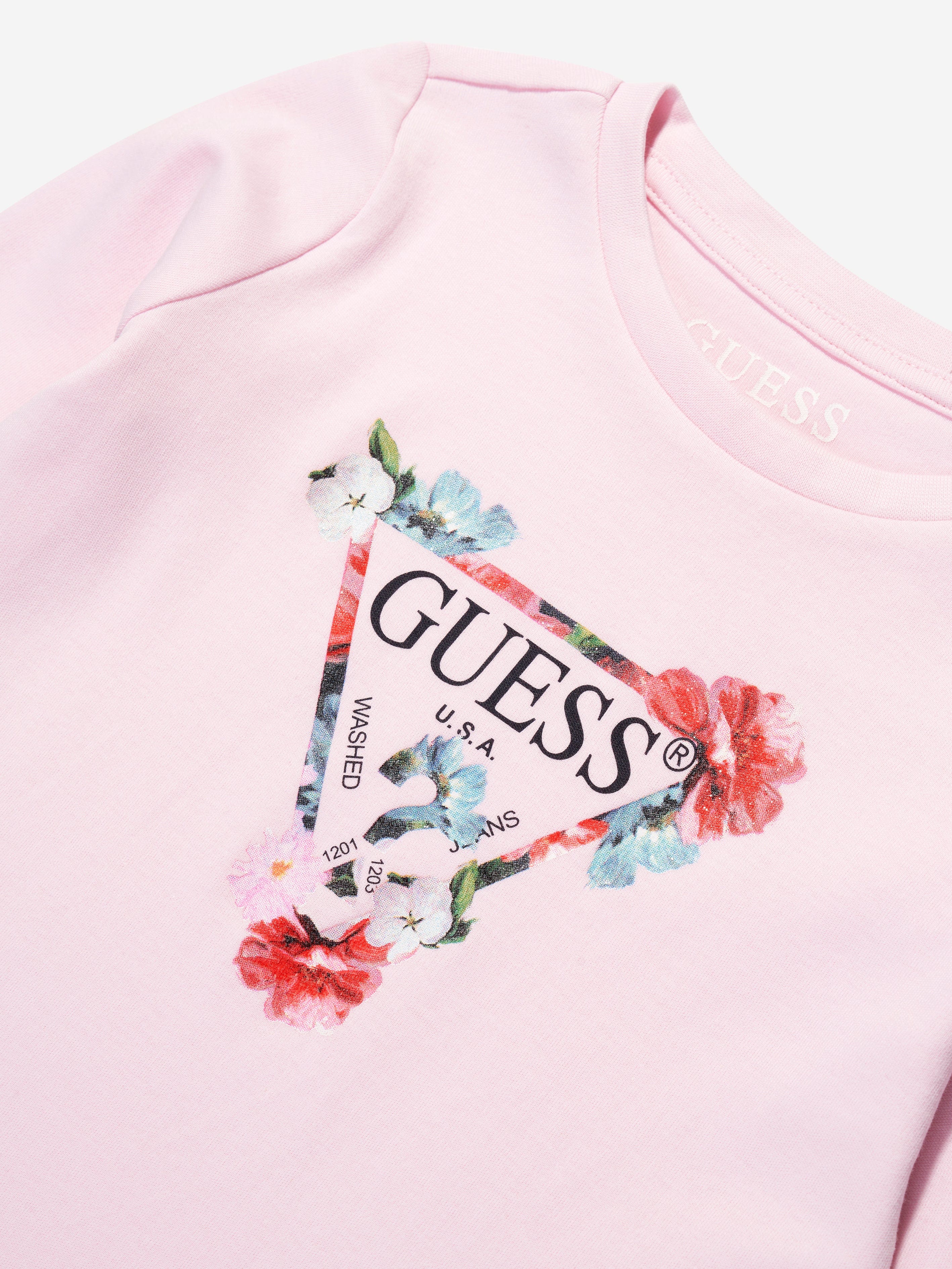 Guess Girls Interlock Dress in Pink