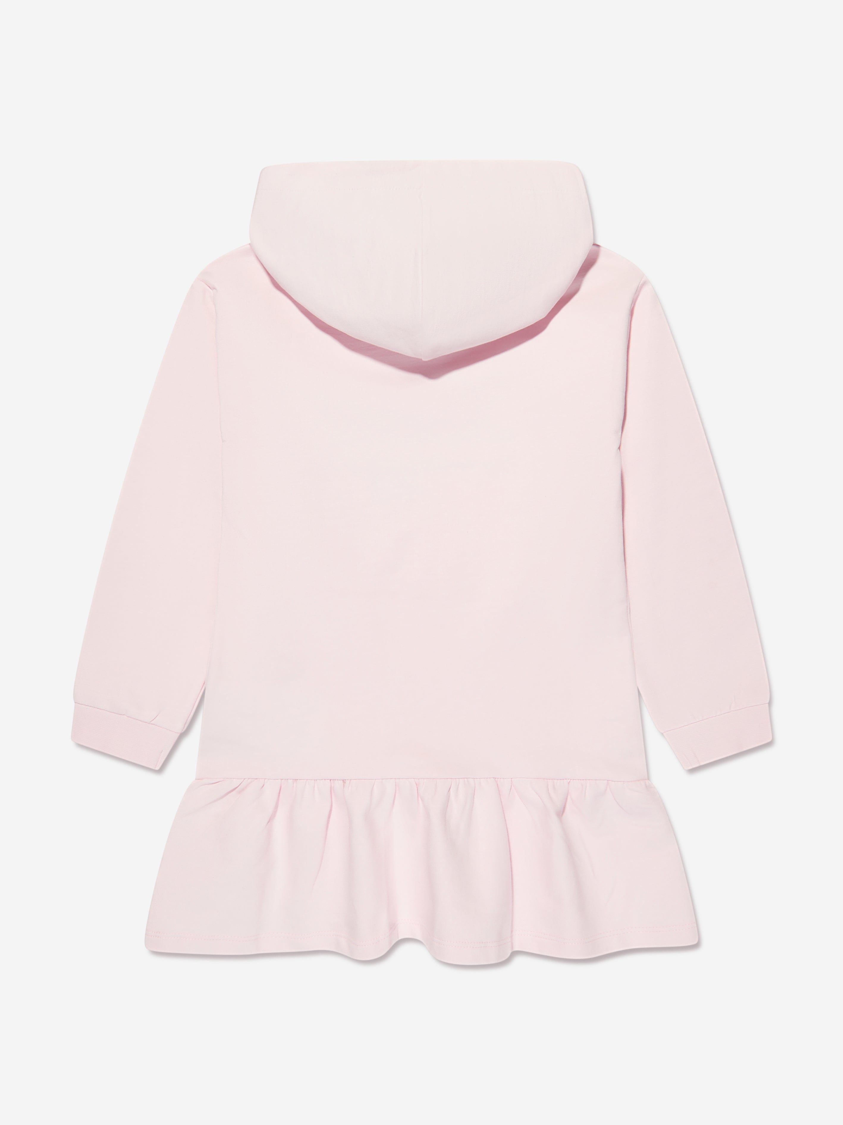 Guess Girls Hooded Sweater Dress in Pink