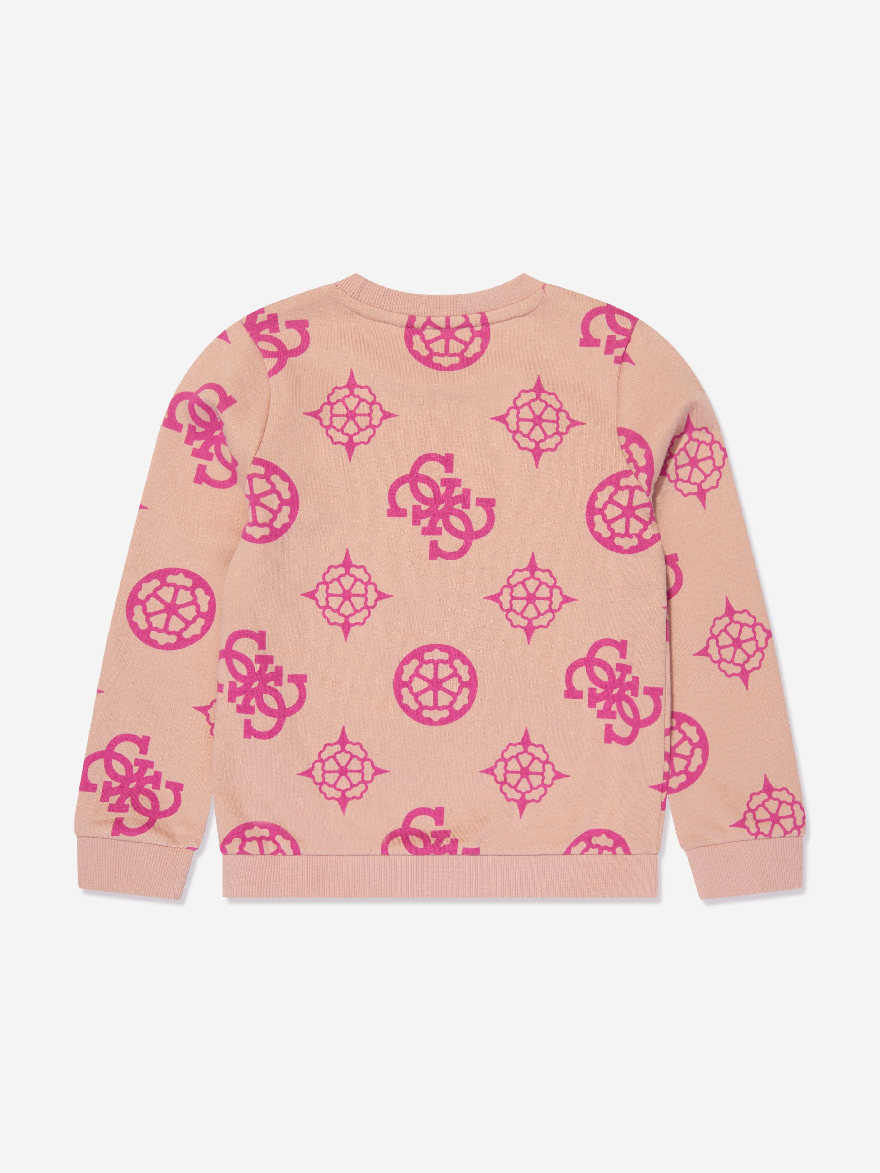 Guess Girls Logo Sweatshirt in Pink