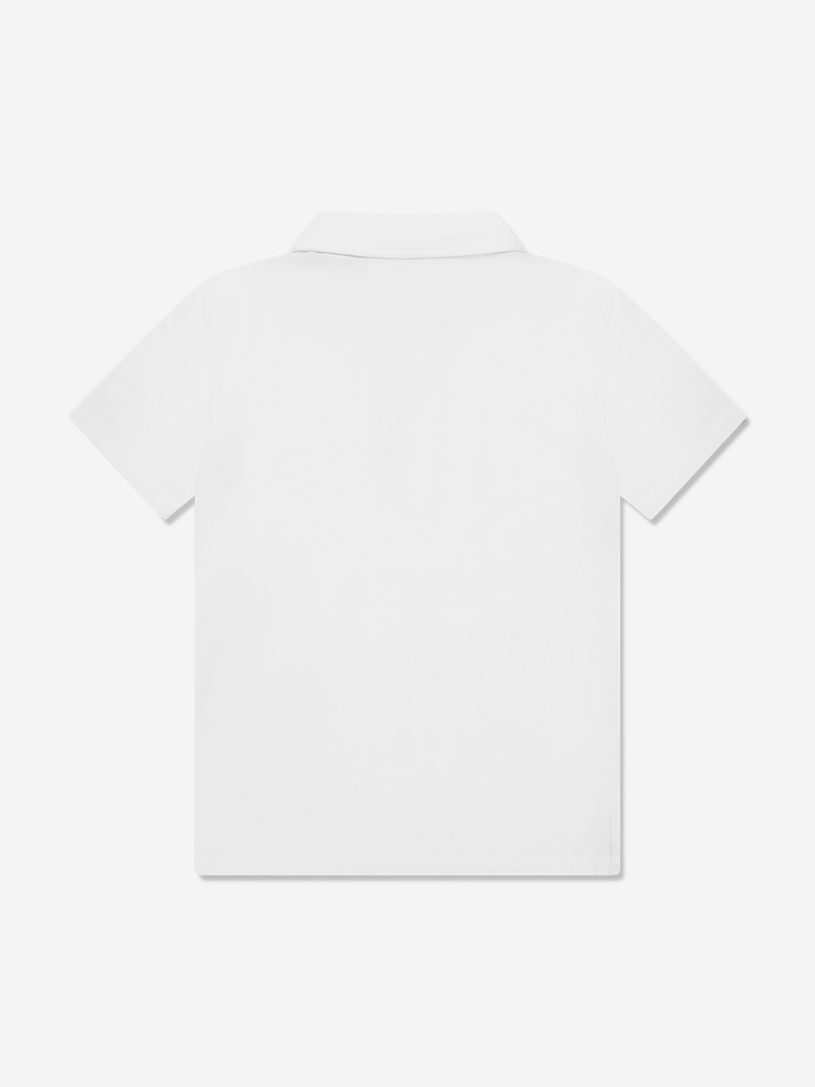 Guess Boys Logo Polo Shirt in White