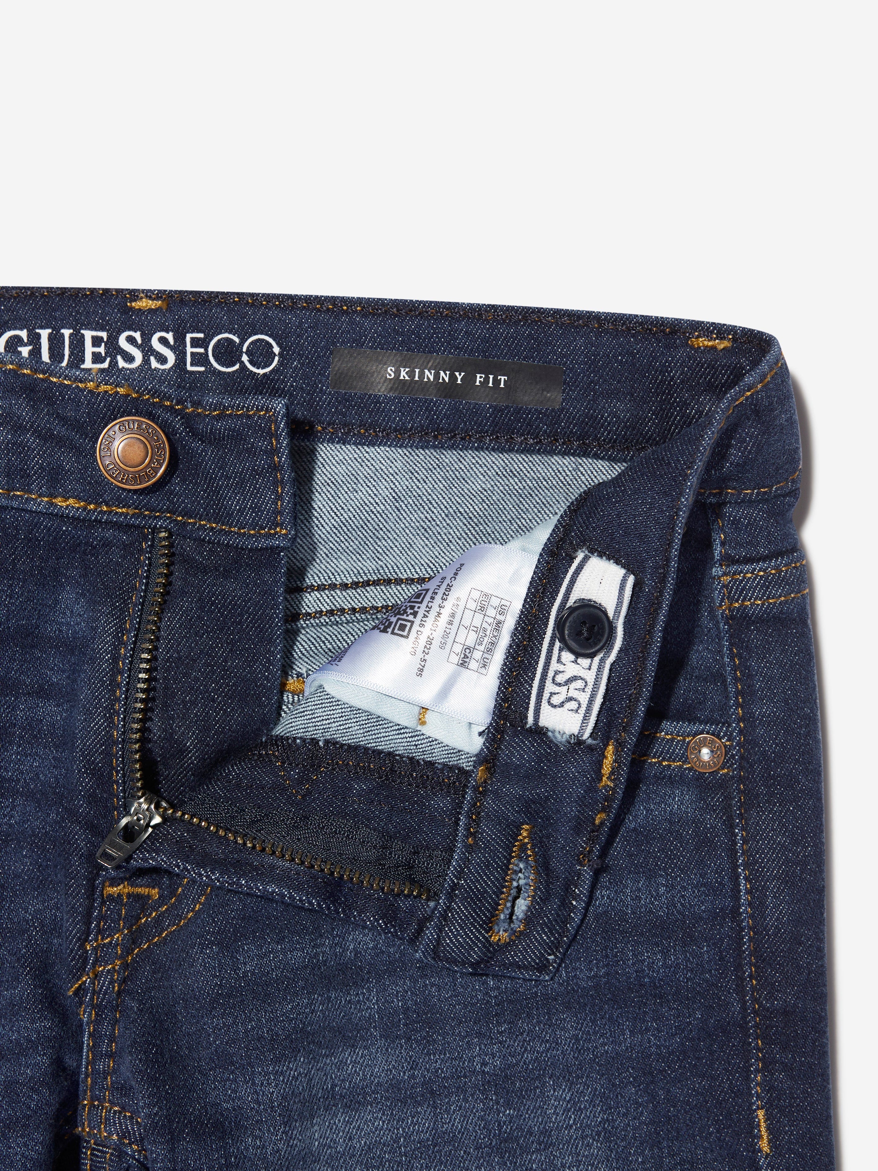 Guess Boys Skinny Fit Jeans in Blue