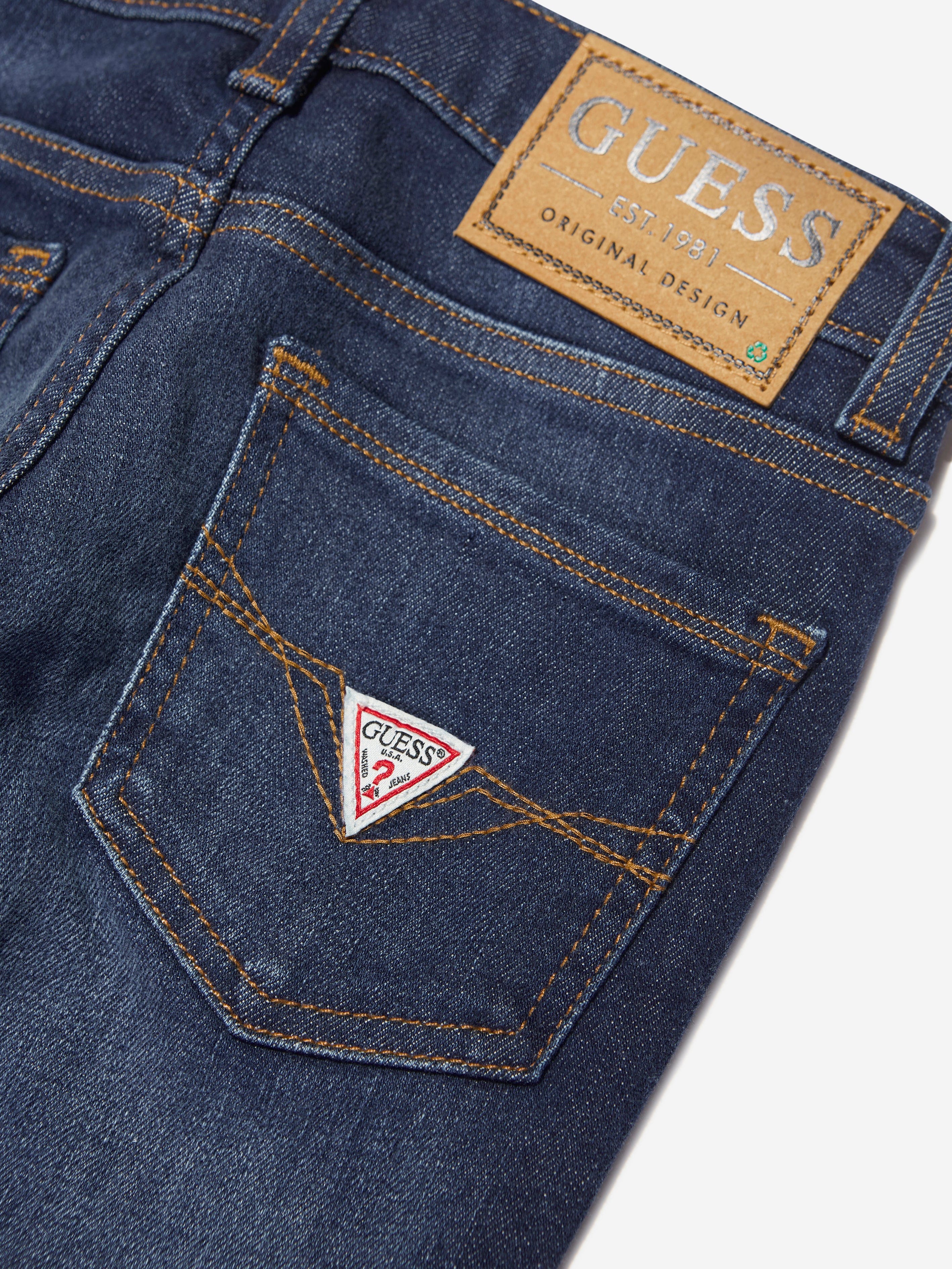 Guess Boys Skinny Fit Jeans in Blue