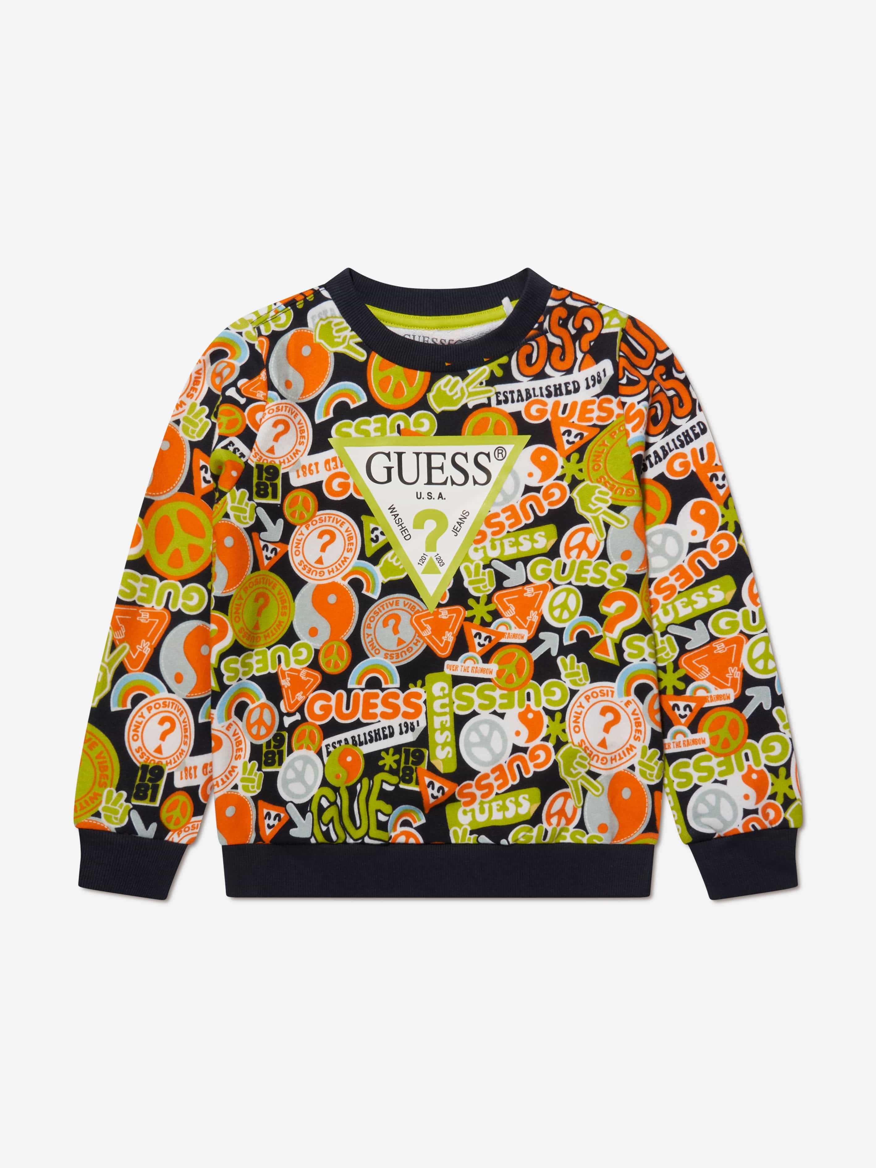 Guess Boys Go Wild Sweatshirt in Multicolour