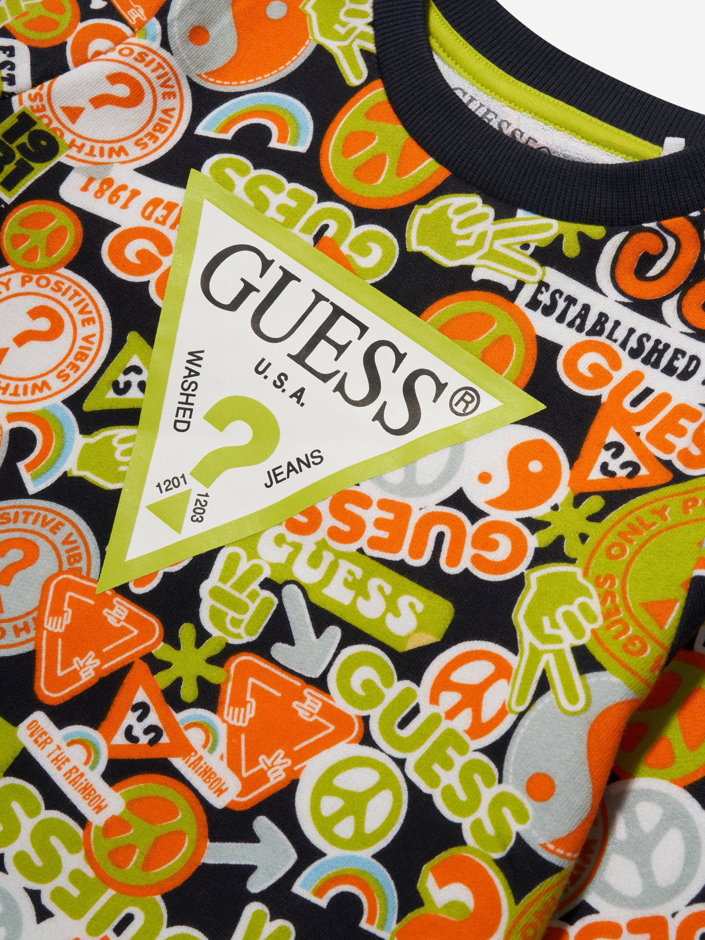 Guess Boys Go Wild Sweatshirt in Multicolour