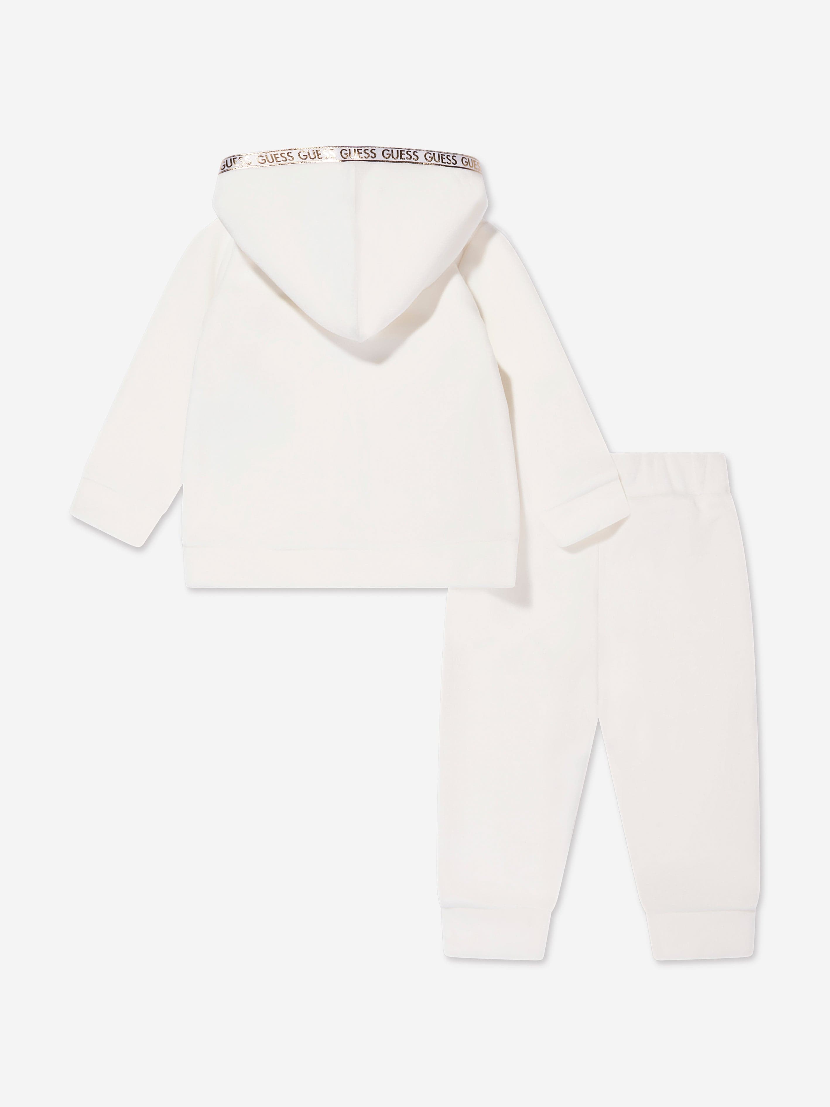 Guess Baby Girls Logo Tracksuit in Ivory