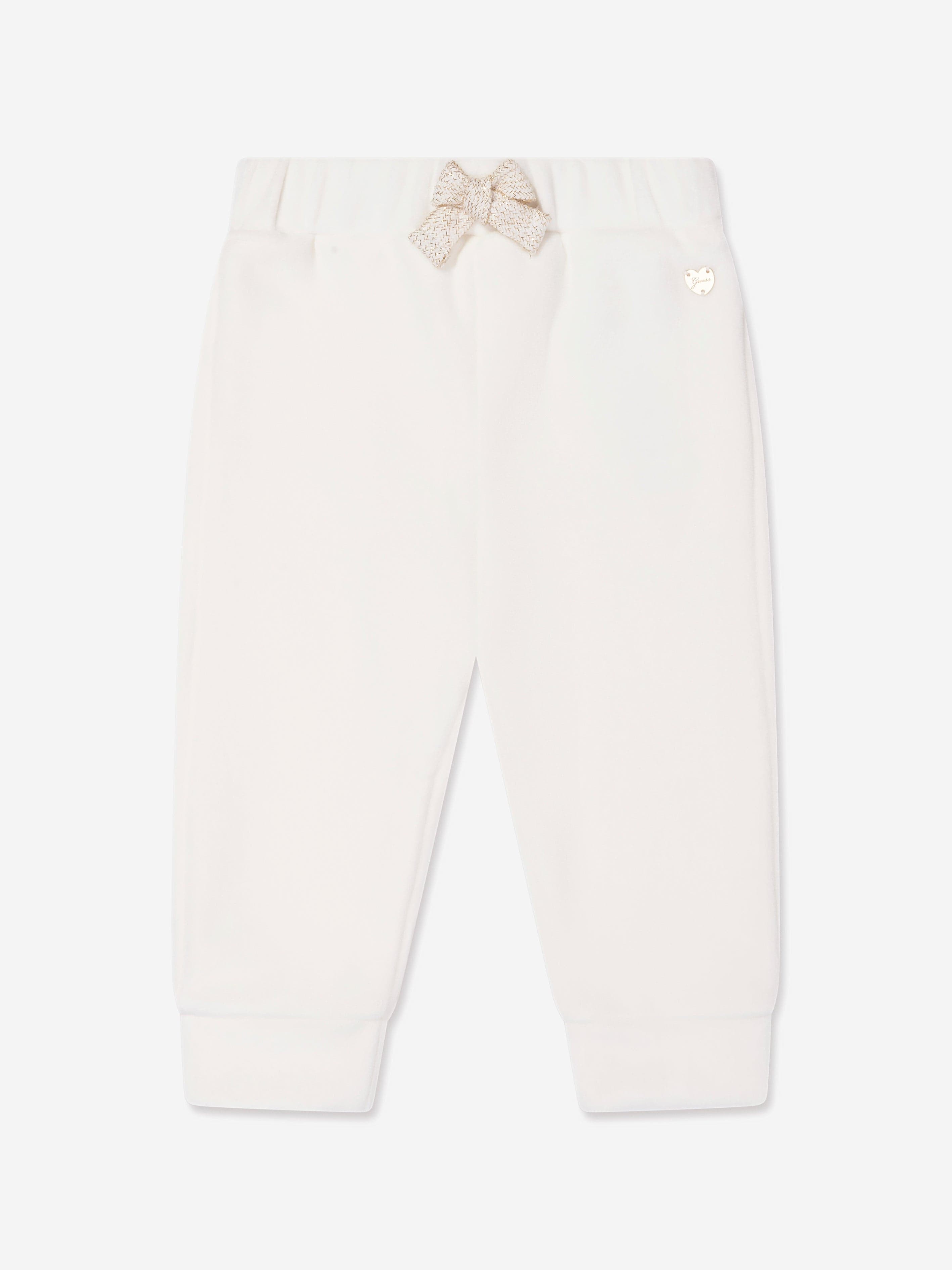 Guess Baby Girls Logo Tracksuit in Ivory