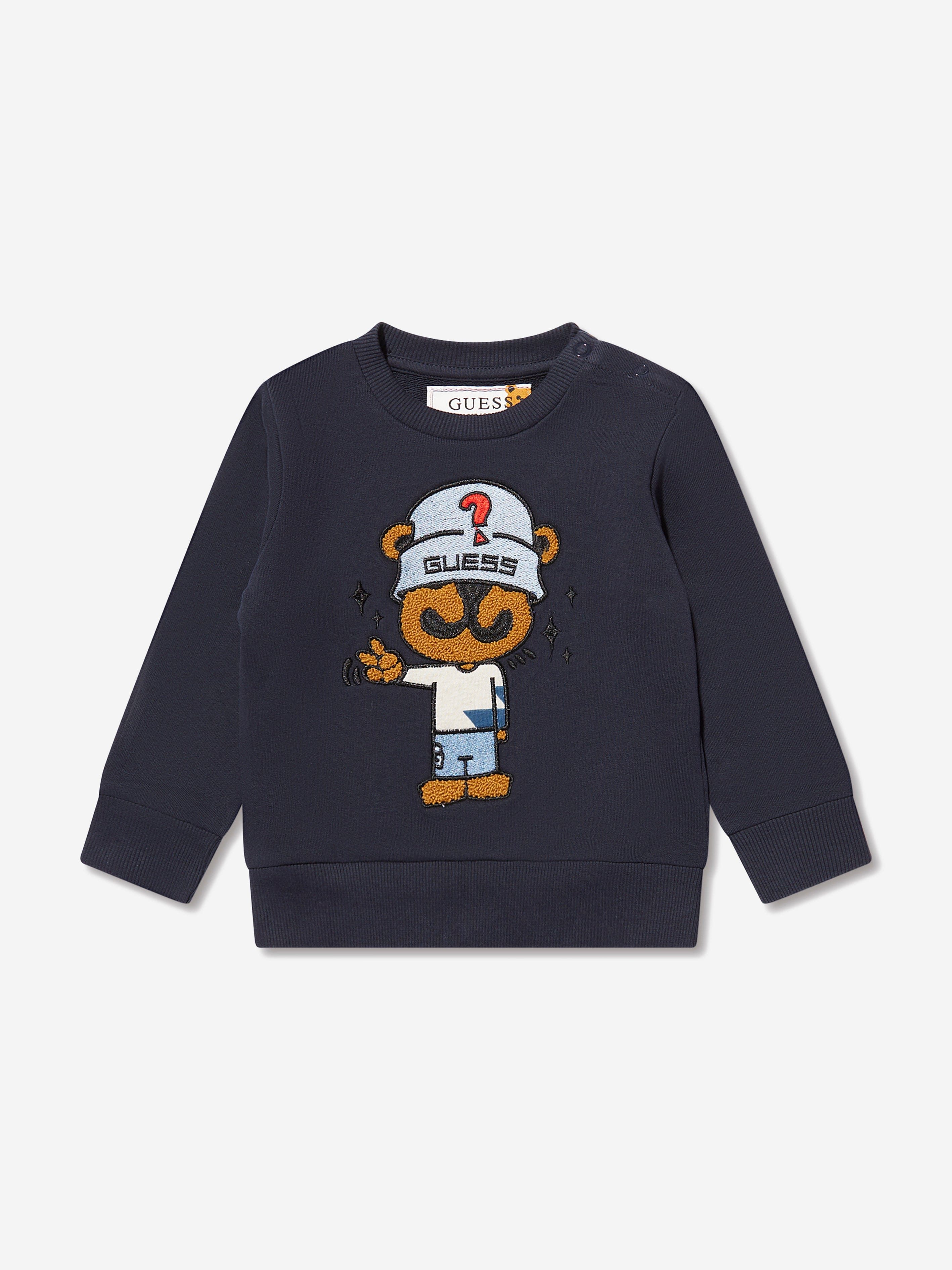 Guess Baby Boys Bear Tracksuit in Navy