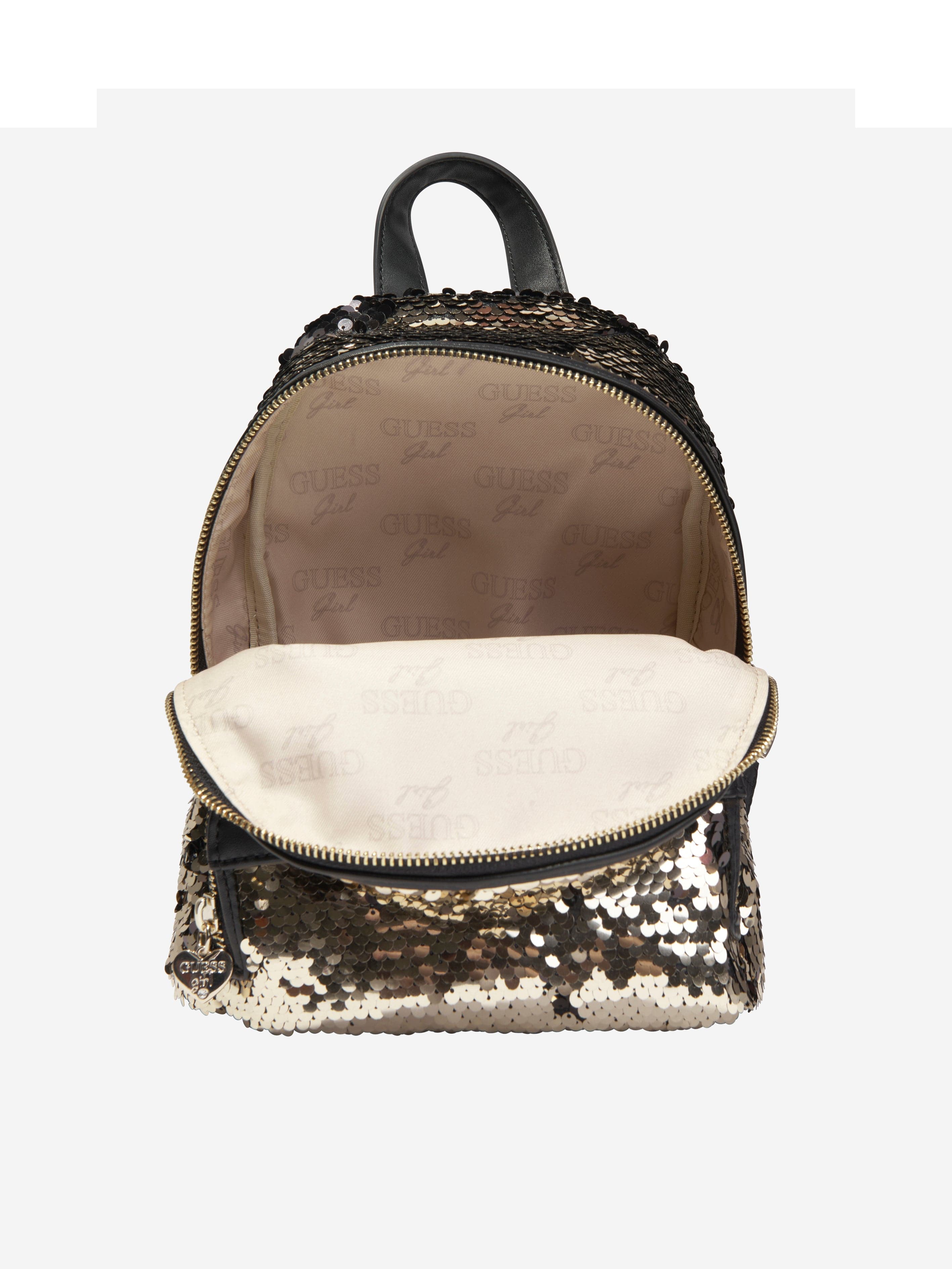 Guess Girls Flip Sequins Backpack in Black