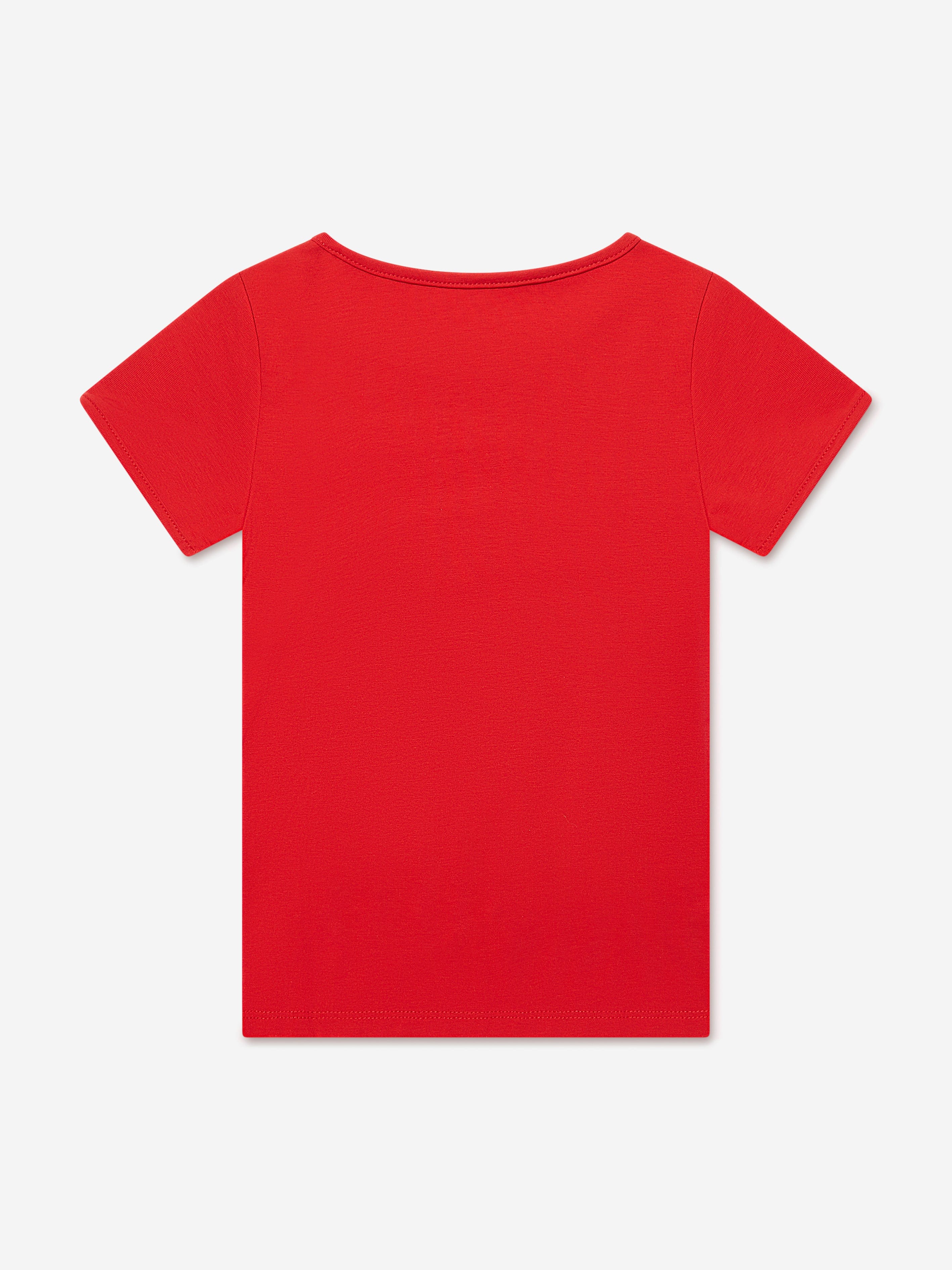 Guess Girls Logo T-Shirt in Red