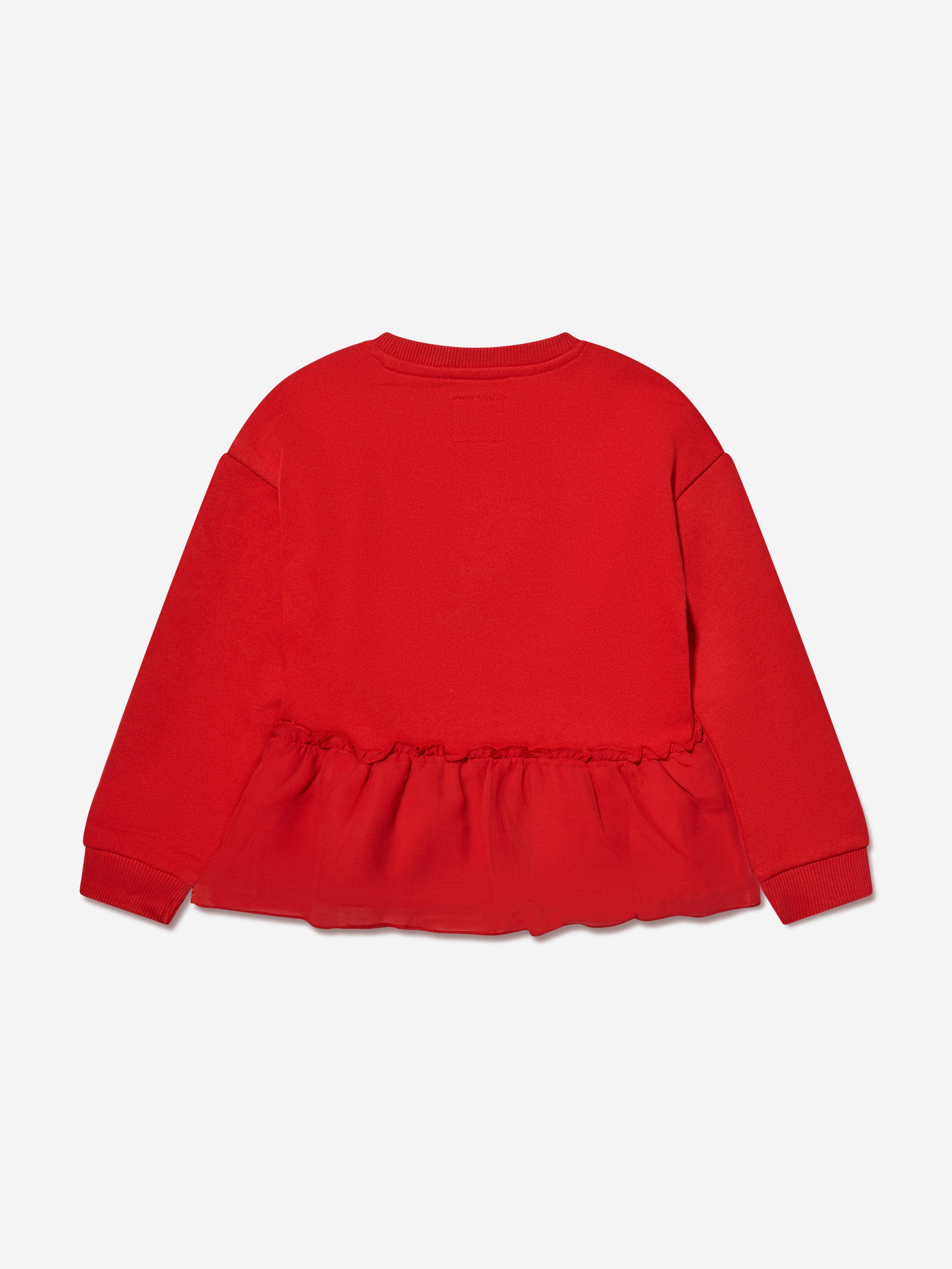 Guess Girls Bear Sweatshirt in Red