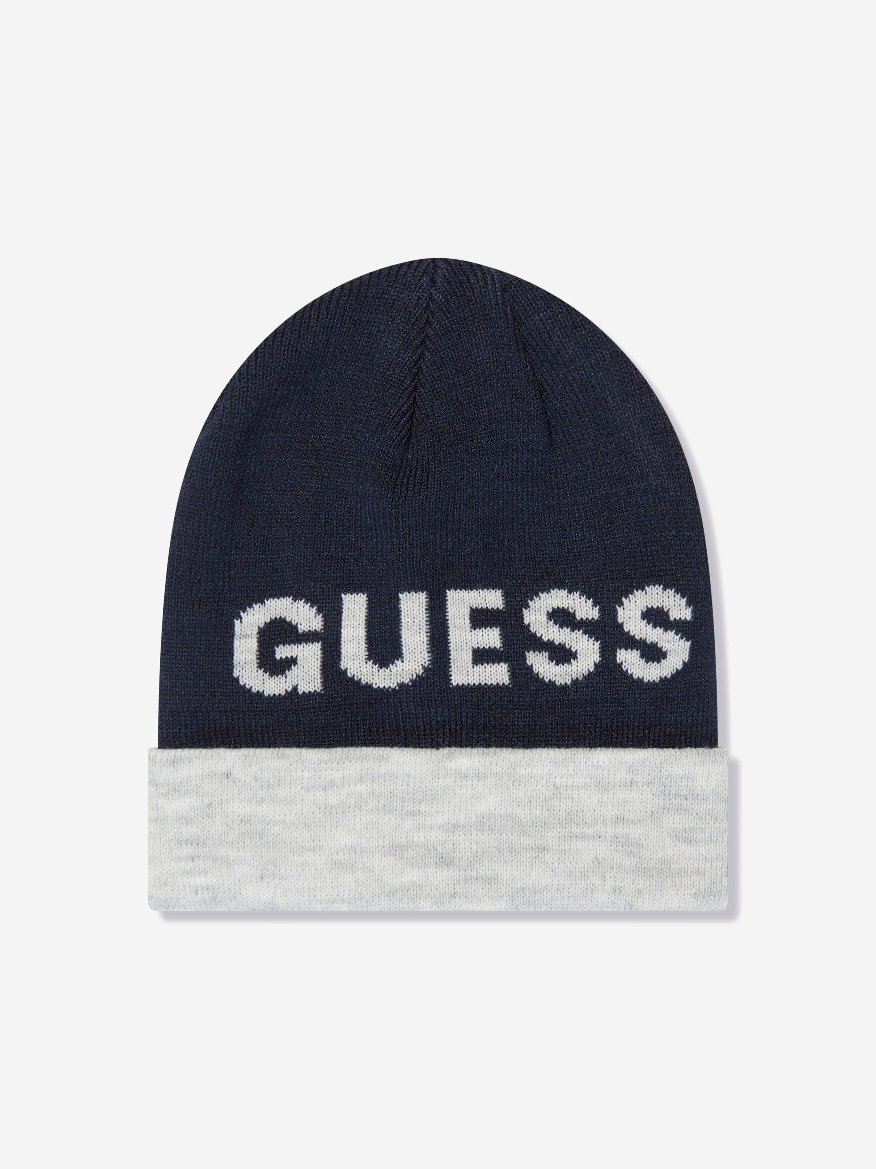 Guess Boys Hat And Snood Set in Navy