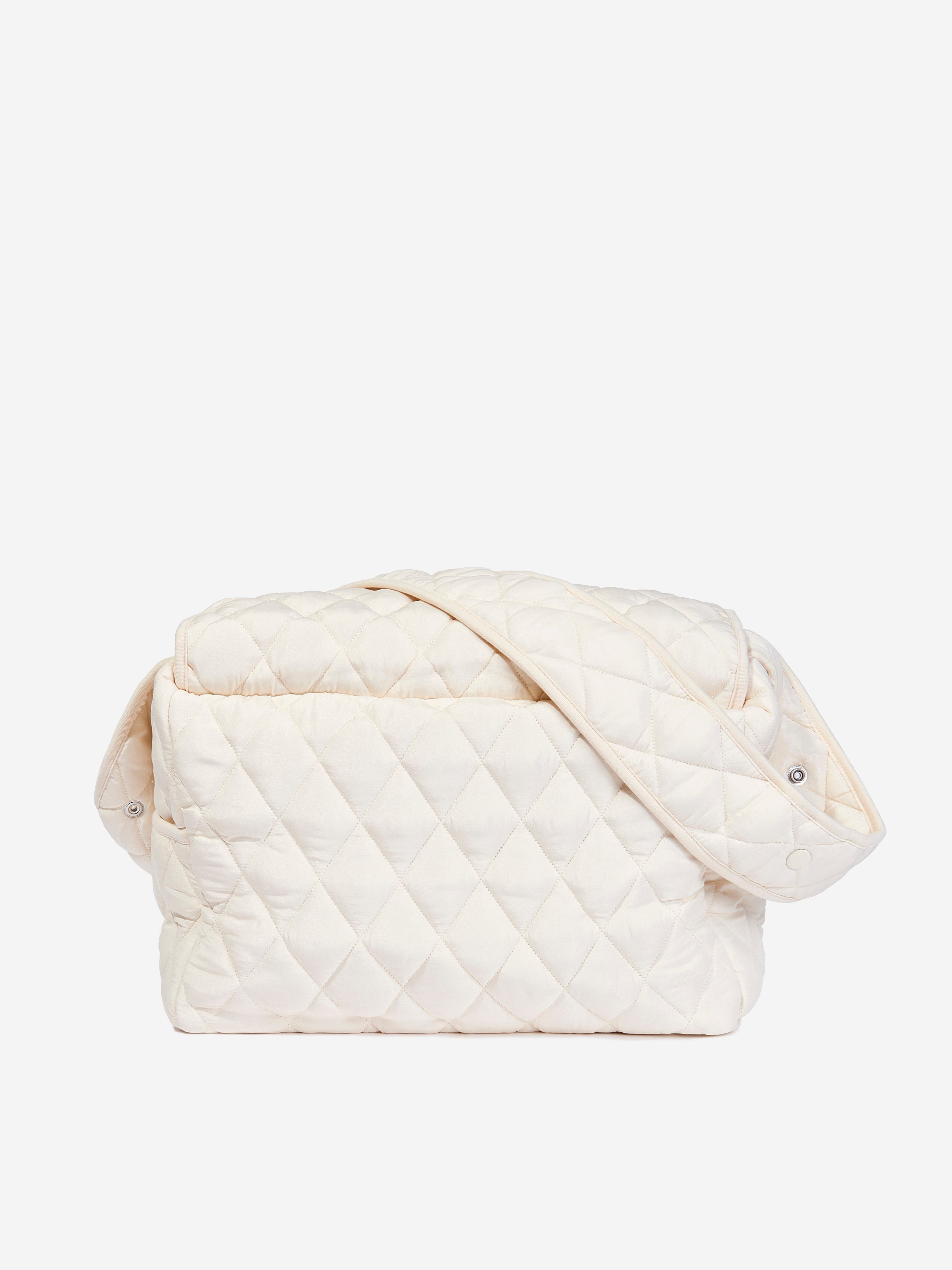 Guess Baby Quilted Changing Bag in Beige (38cm)