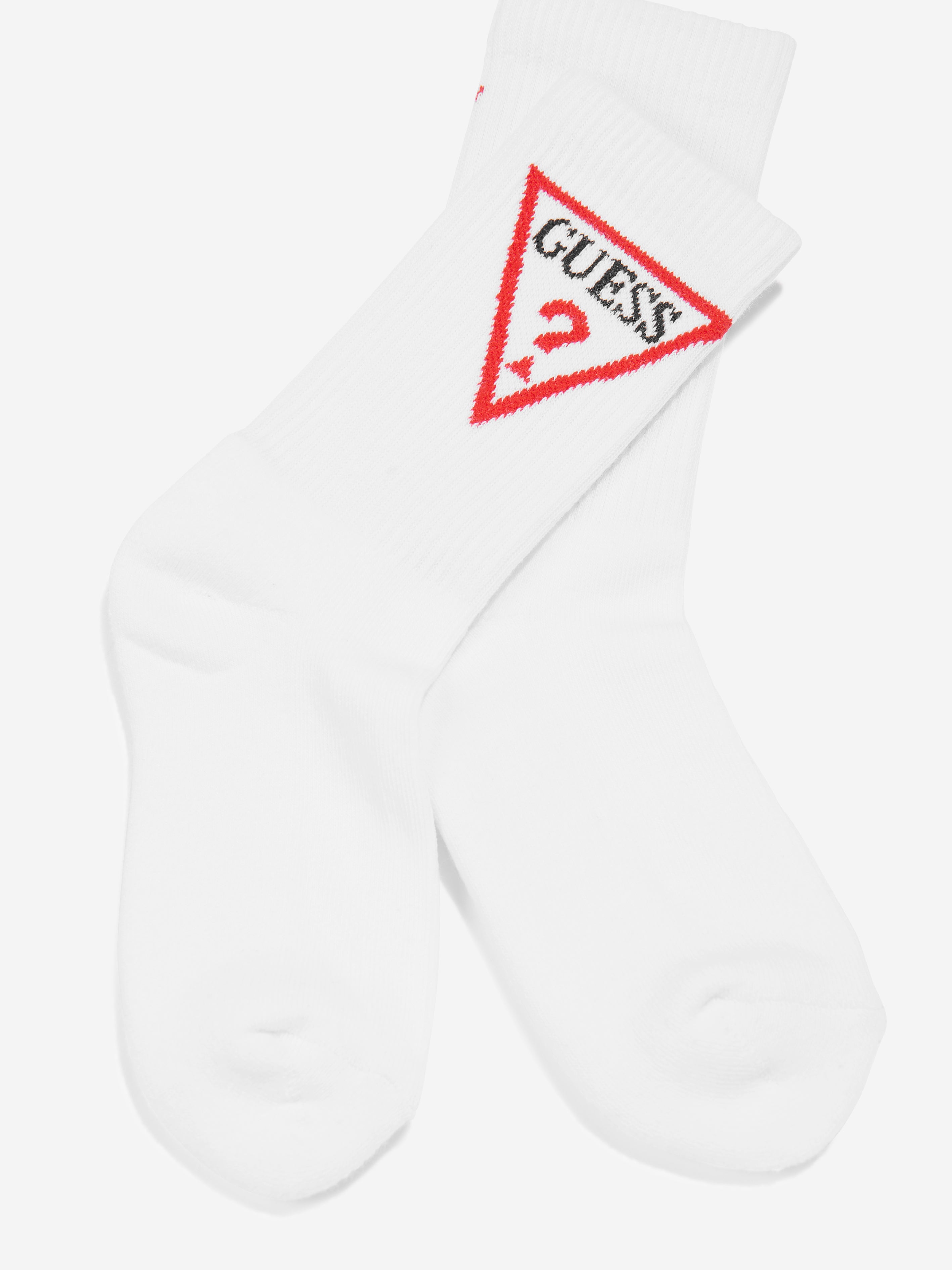 Guess Kids Logo Socks in White