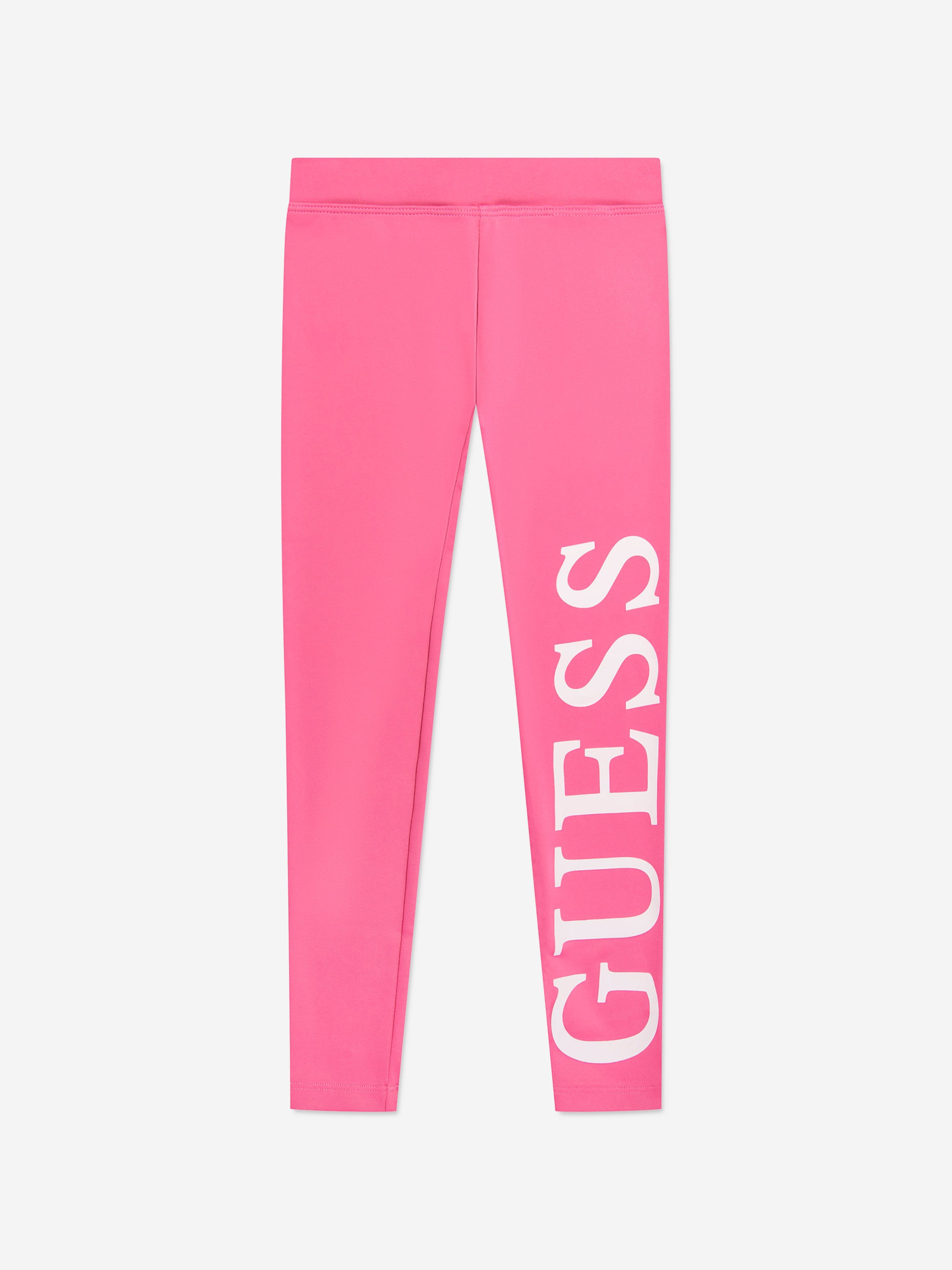 Guess Girls Logo Leggings in Pink