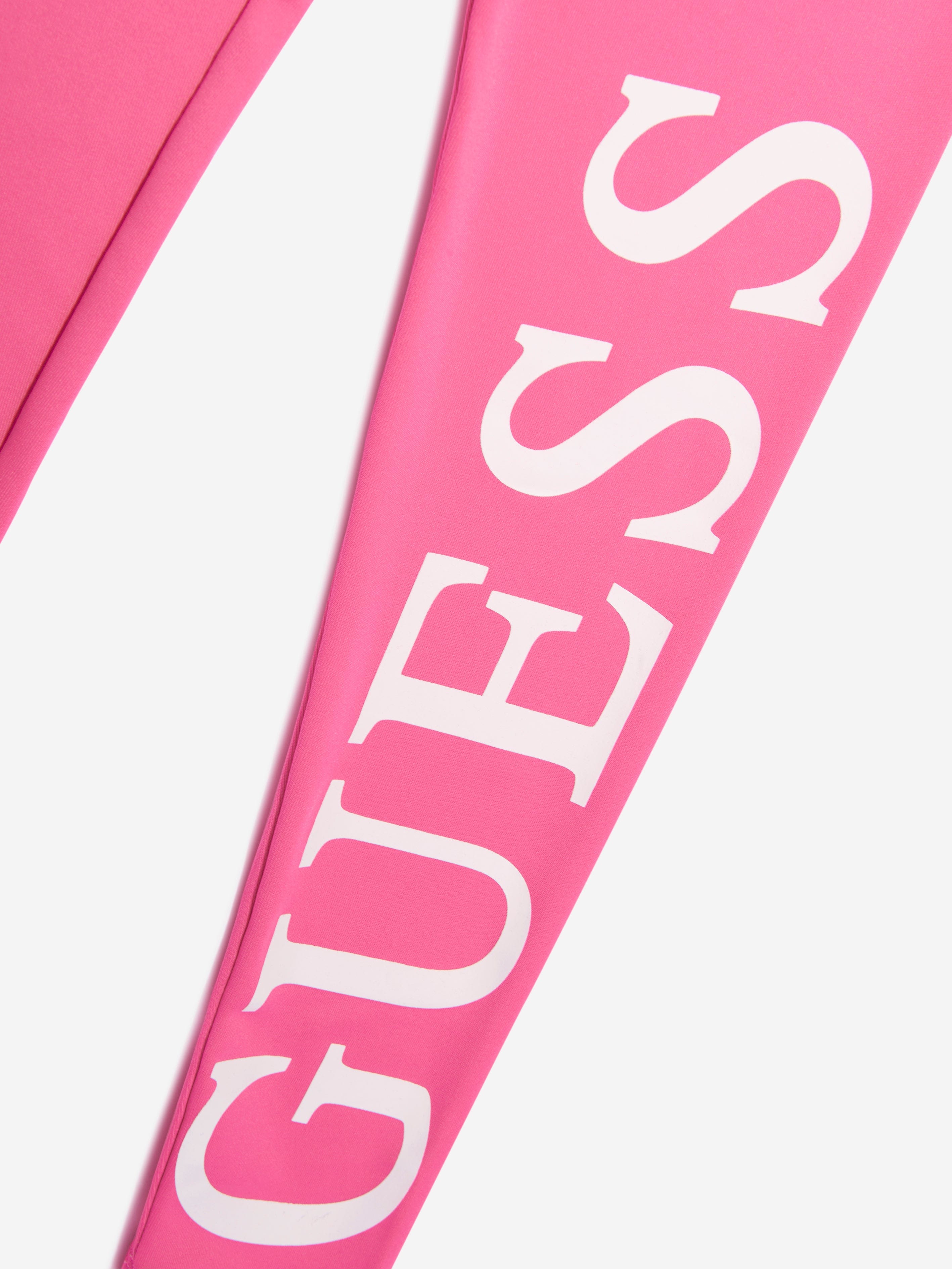 Guess Girls Logo Leggings in Pink