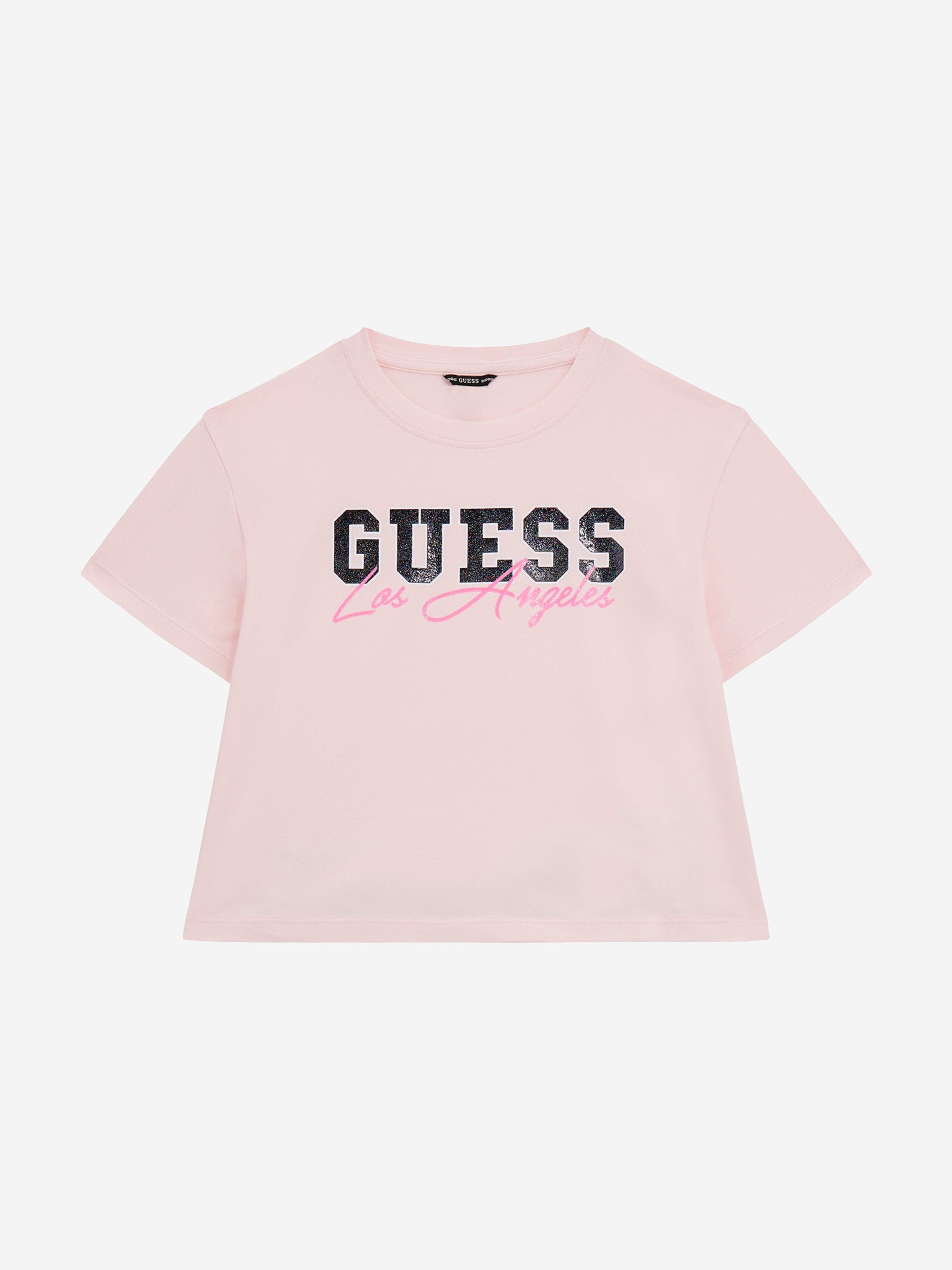 Guess Girls T-Shirt And Skort Set in Pink