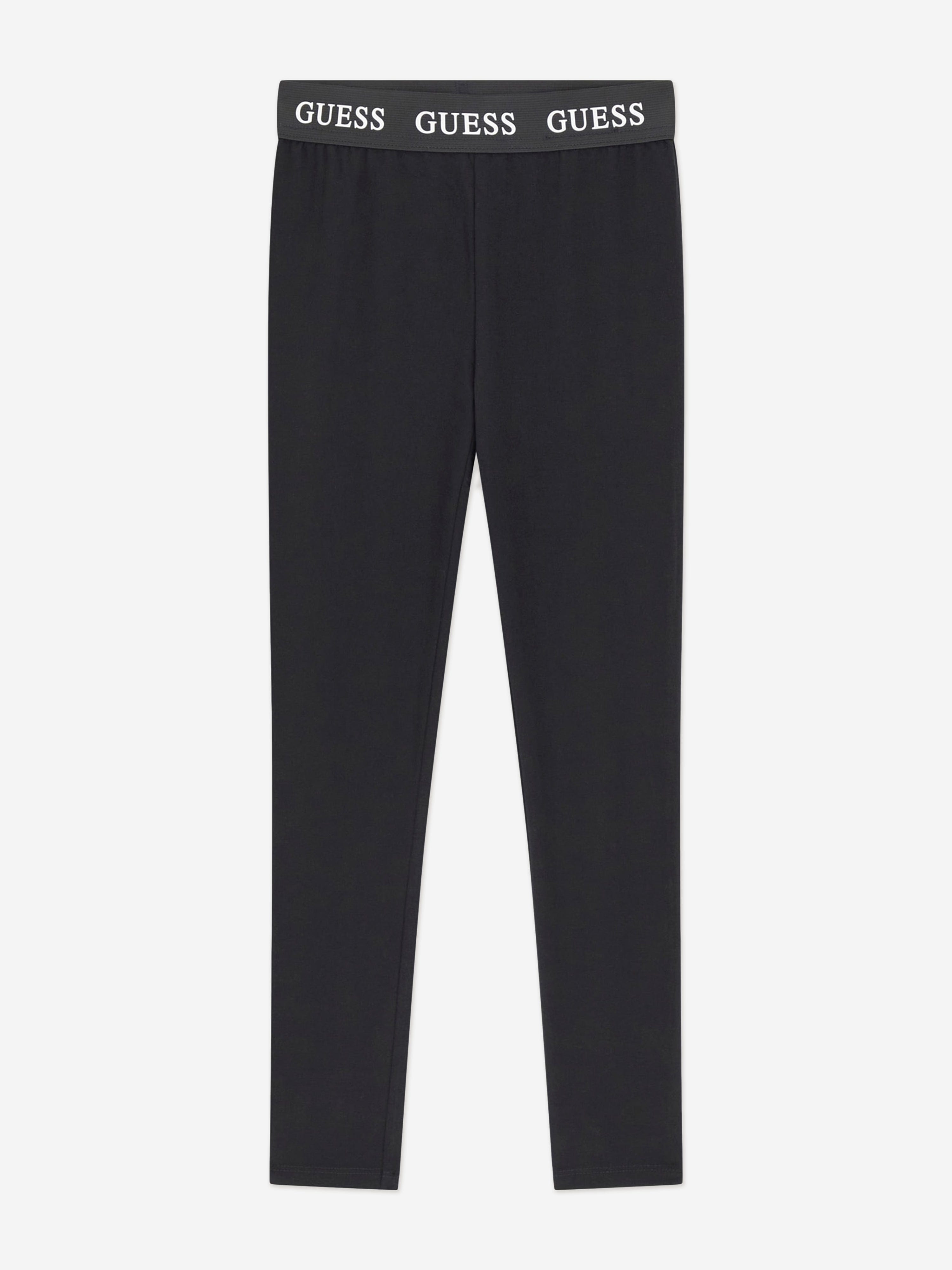 Guess Girls Logo Leggings Set in Black