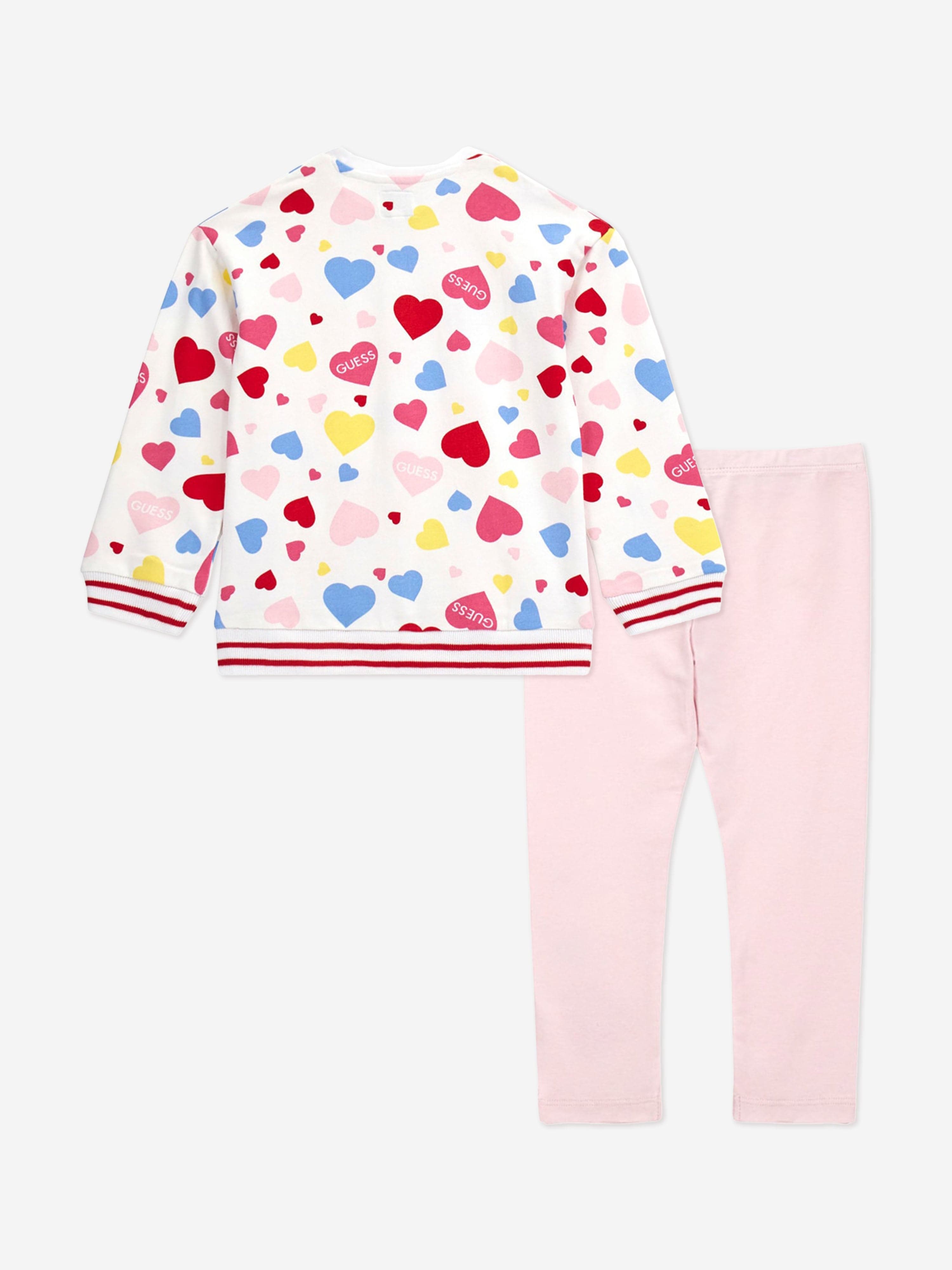 Guess Girls Hearts Desire Leggings Set in Multicolour