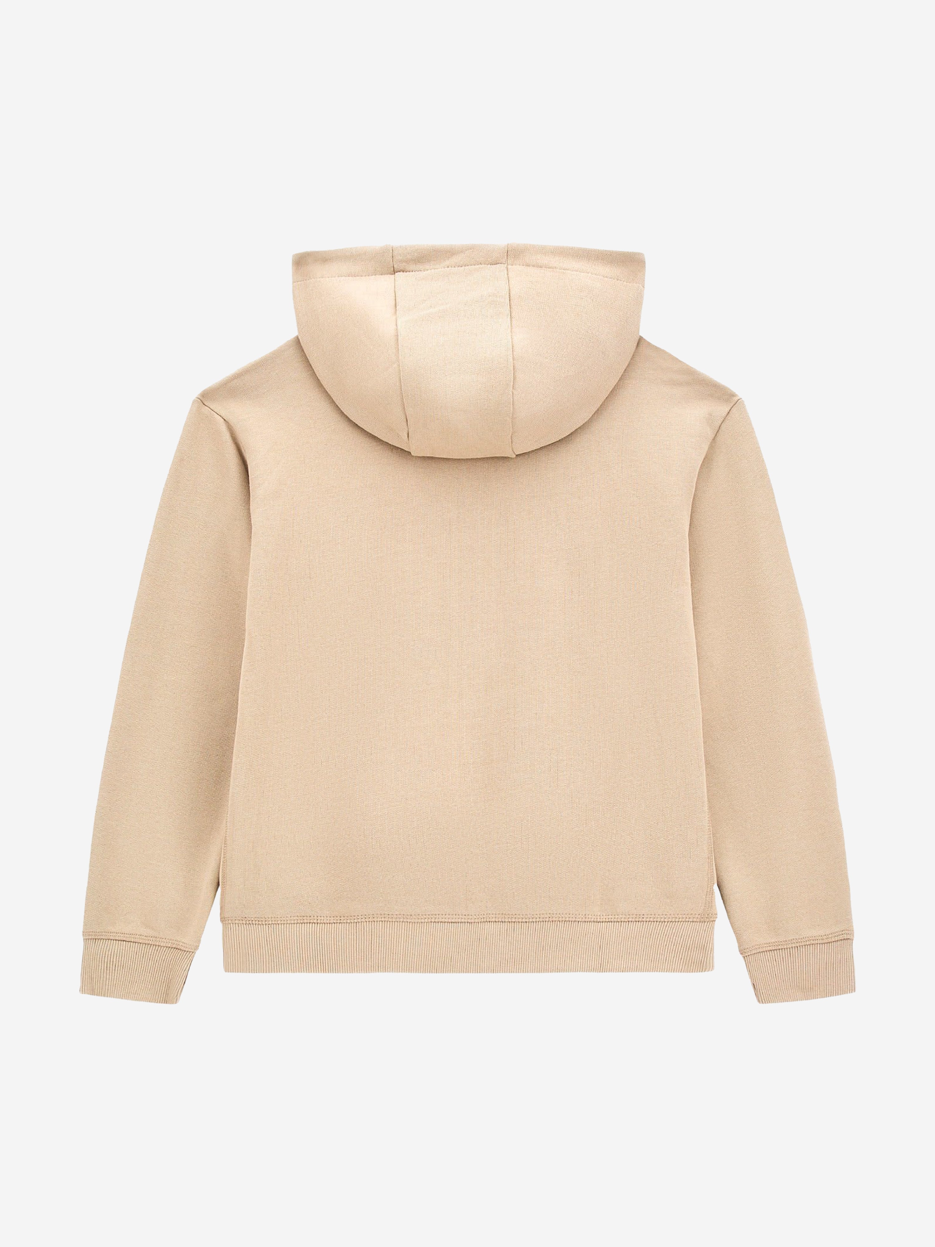 Guess Boys Logo Hoodie in Beige