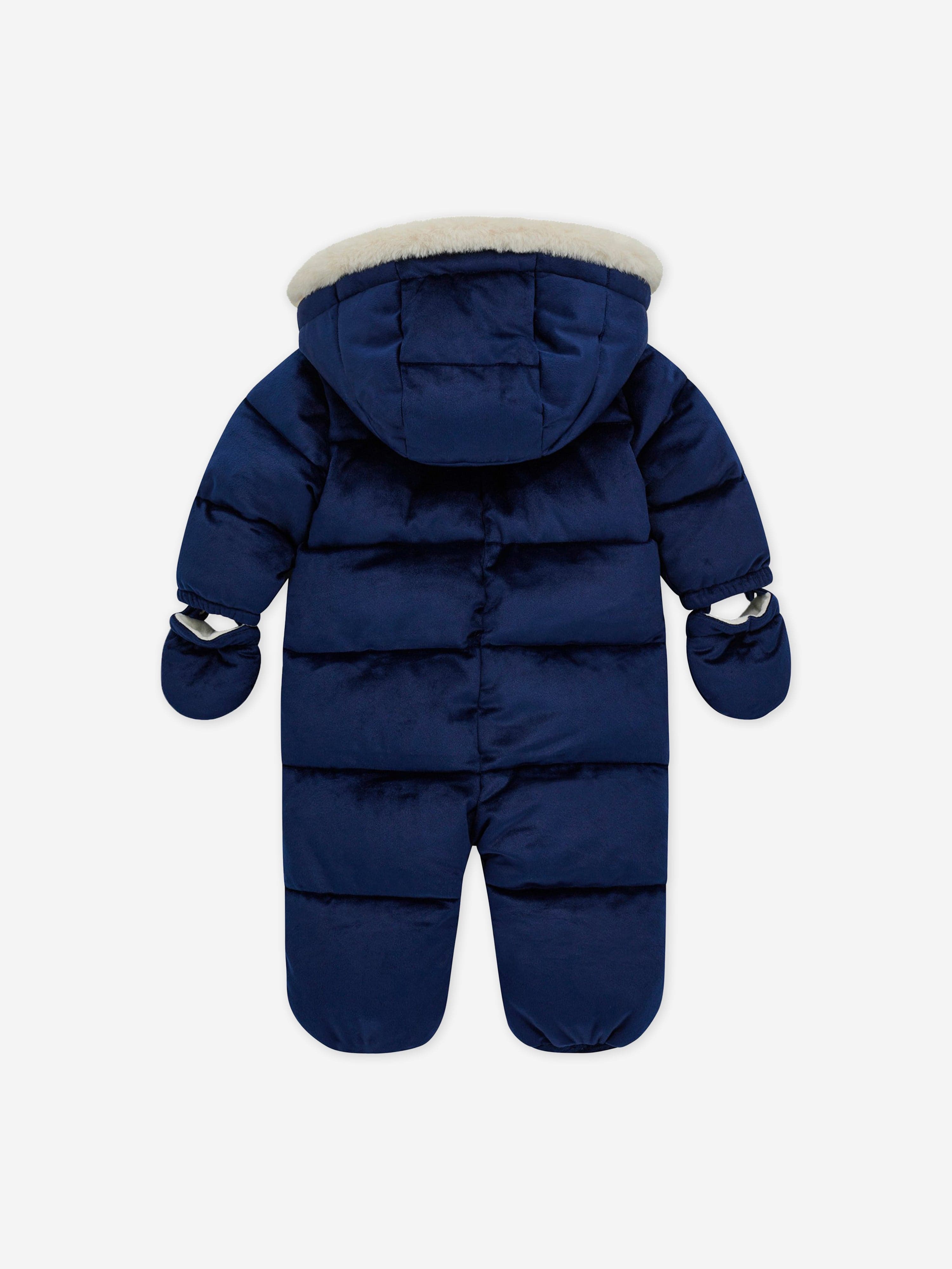 Guess Baby Padded Snowsuit in Blue