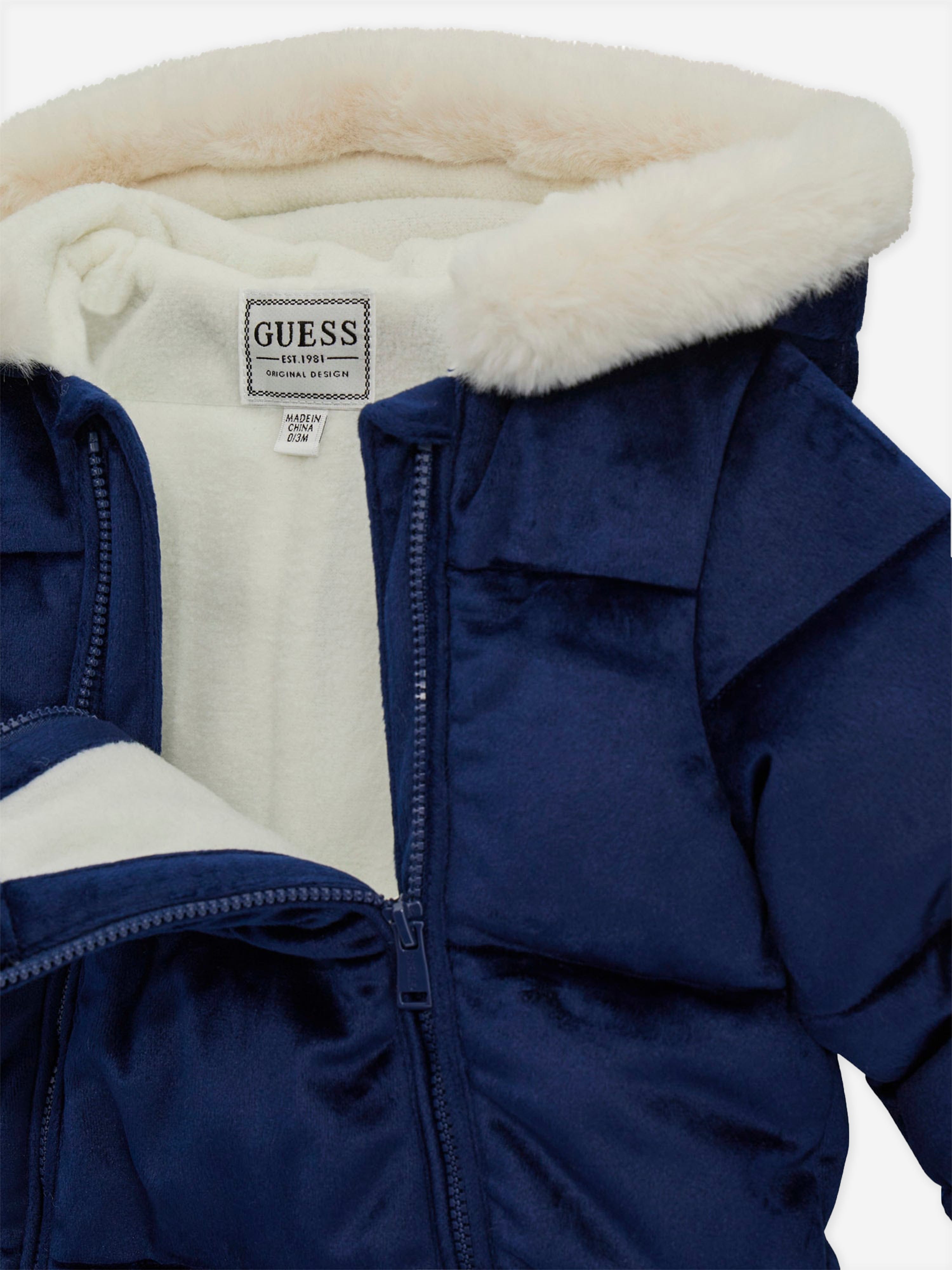 Guess Baby Padded Snowsuit in Blue