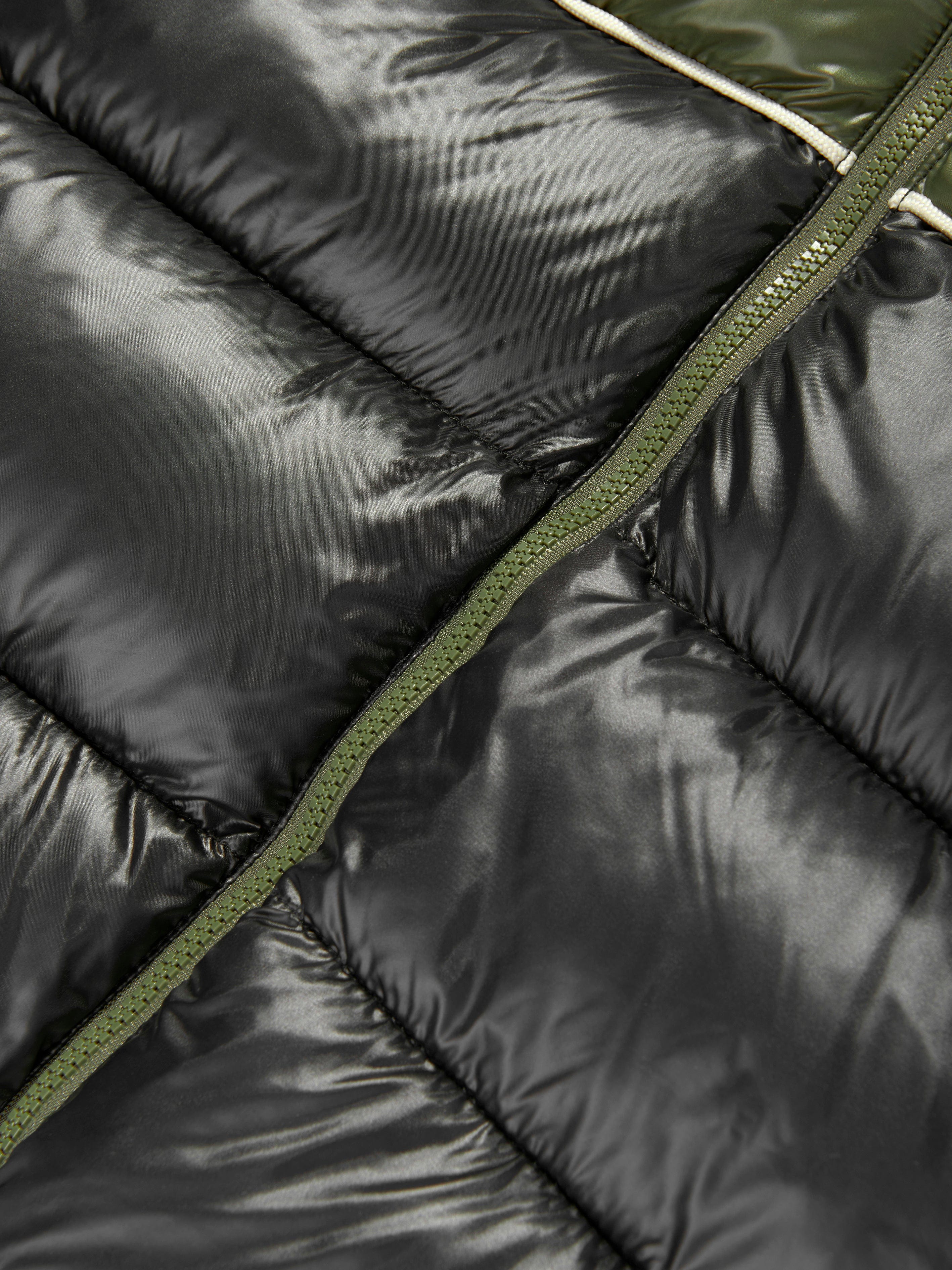 Guess Boys Hooded Puffer Jacket in Green