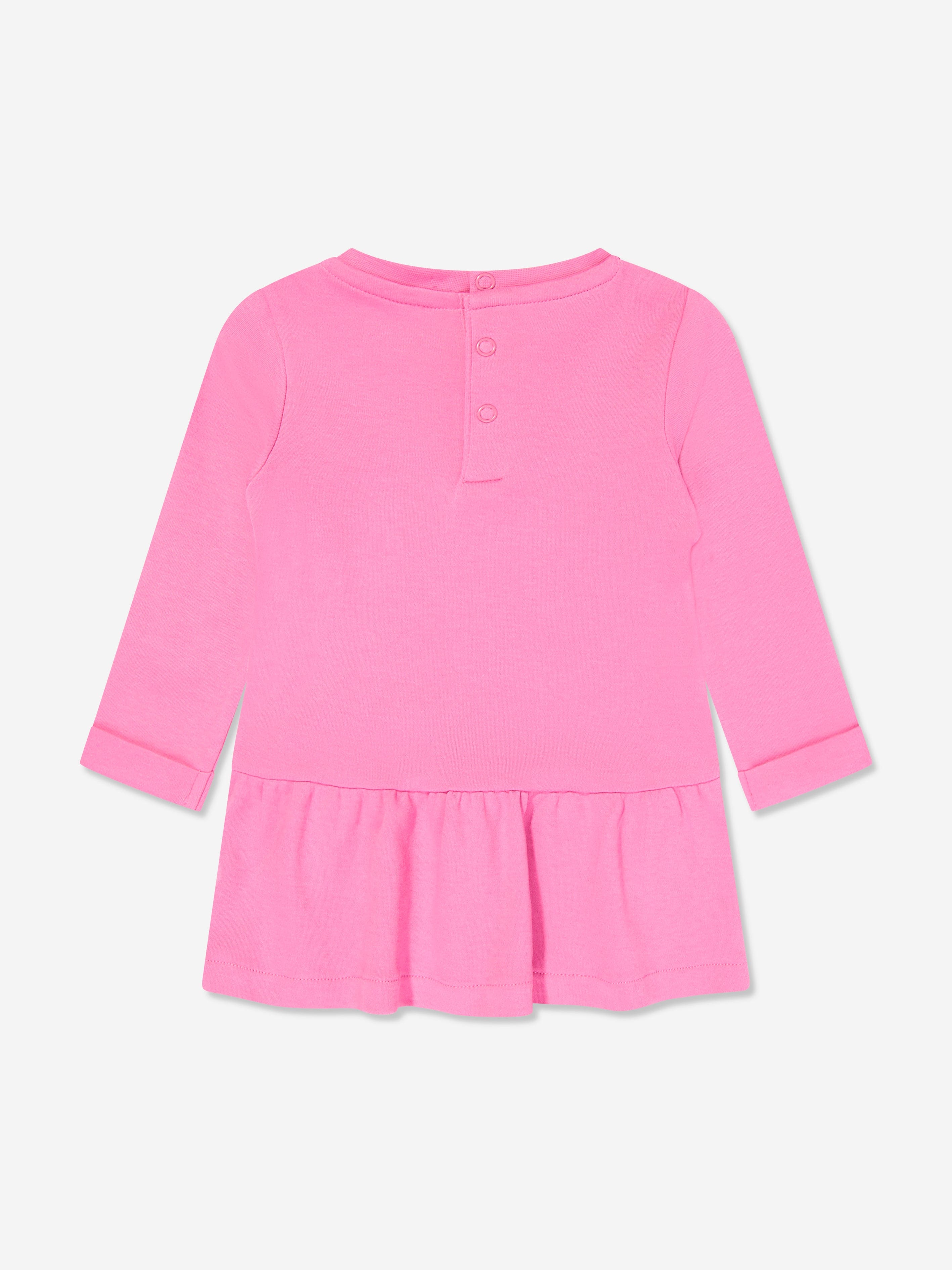 Guess Baby Girls Heart Dress with Knickers in Pink