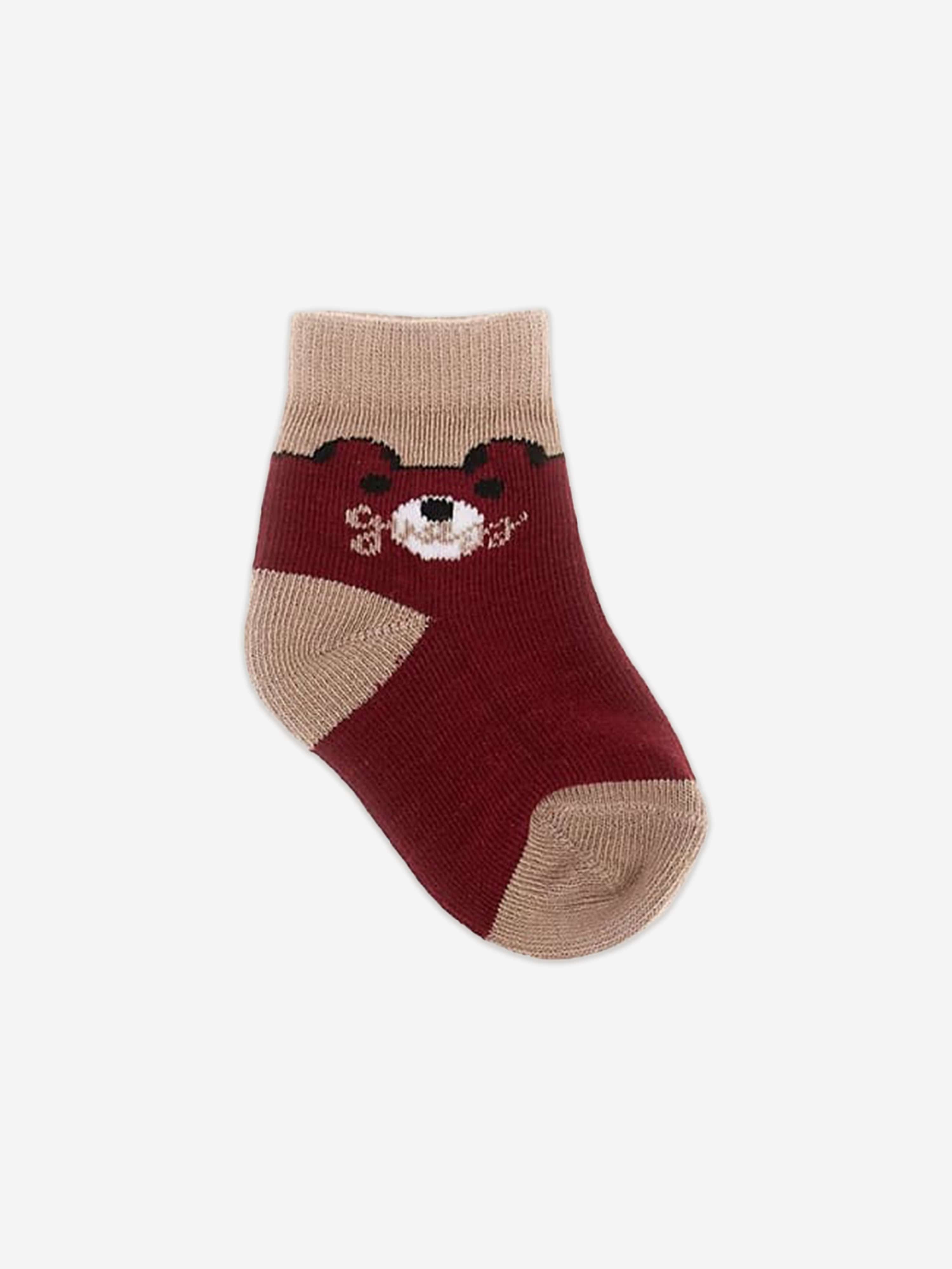 Guess Baby 3 Pack Socks Set in Red