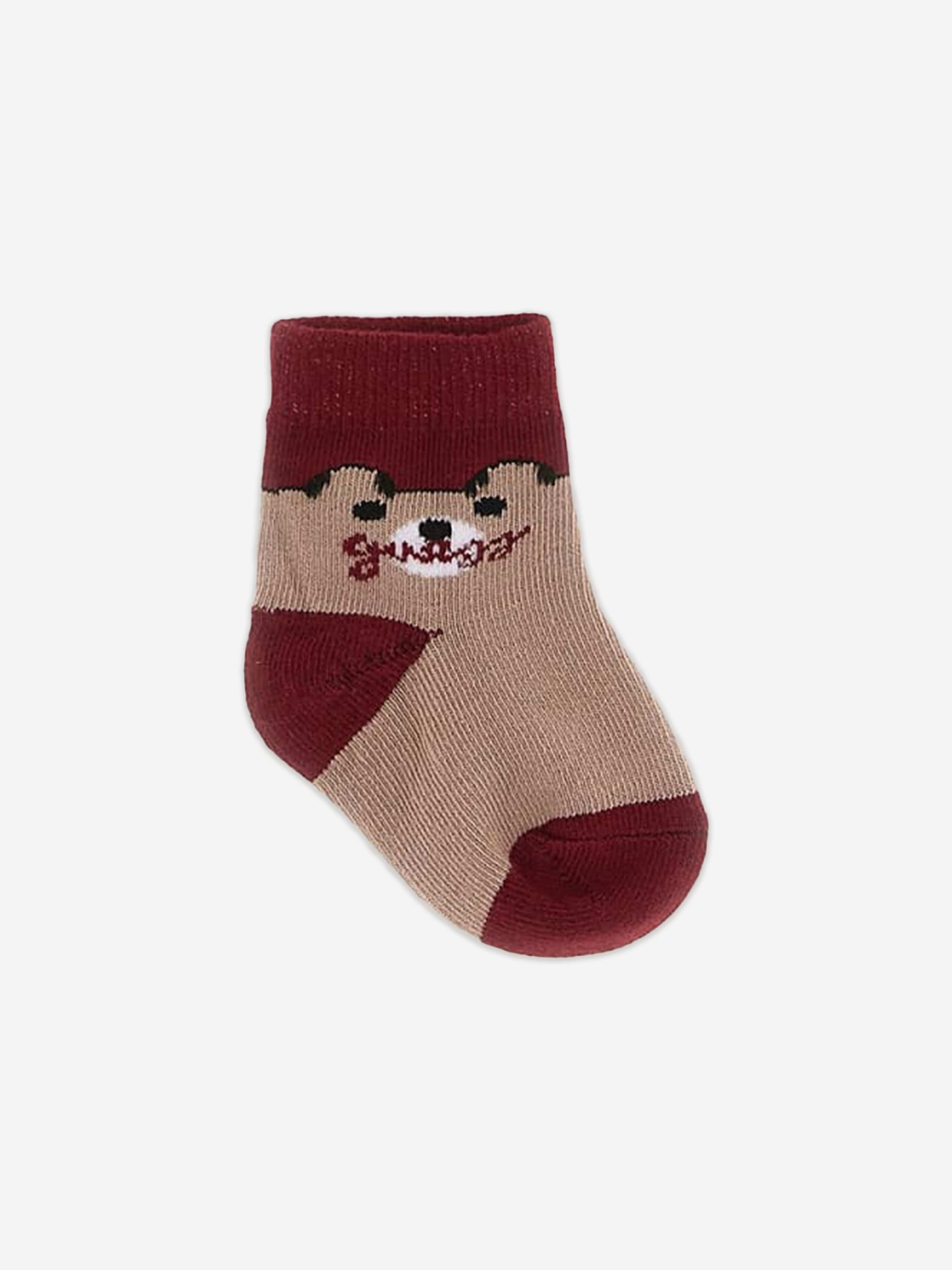 Guess Baby 3 Pack Socks Set in Red