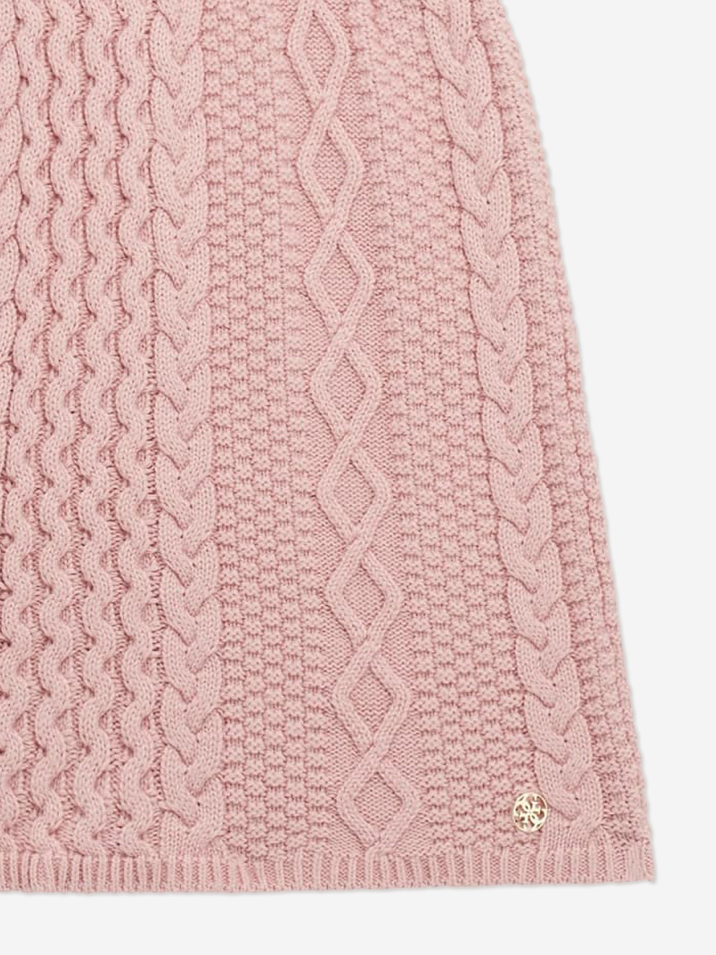 Guess Girls Knitted Skirt in Pink