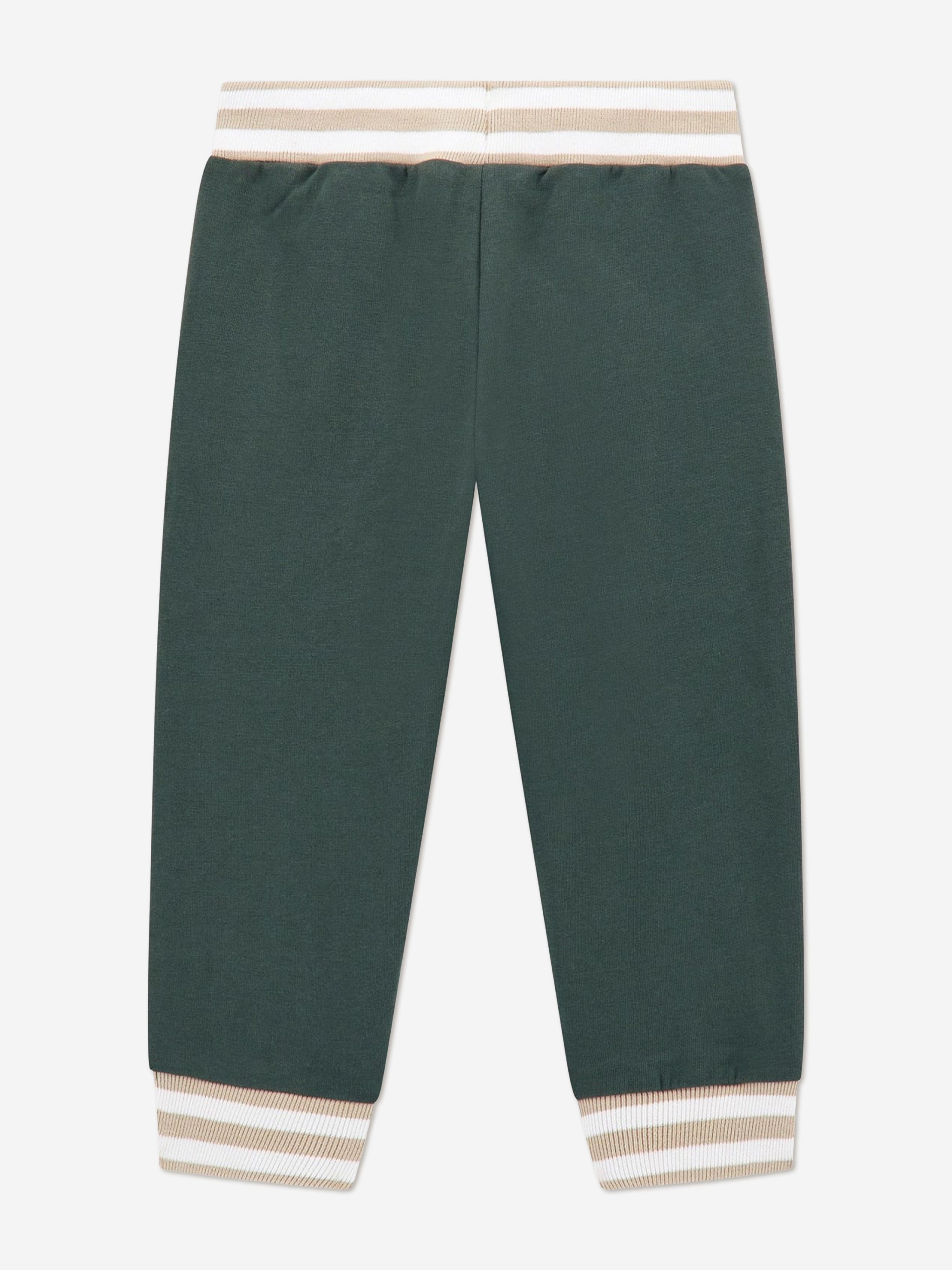 Guess Boys Logo Joggers in Green